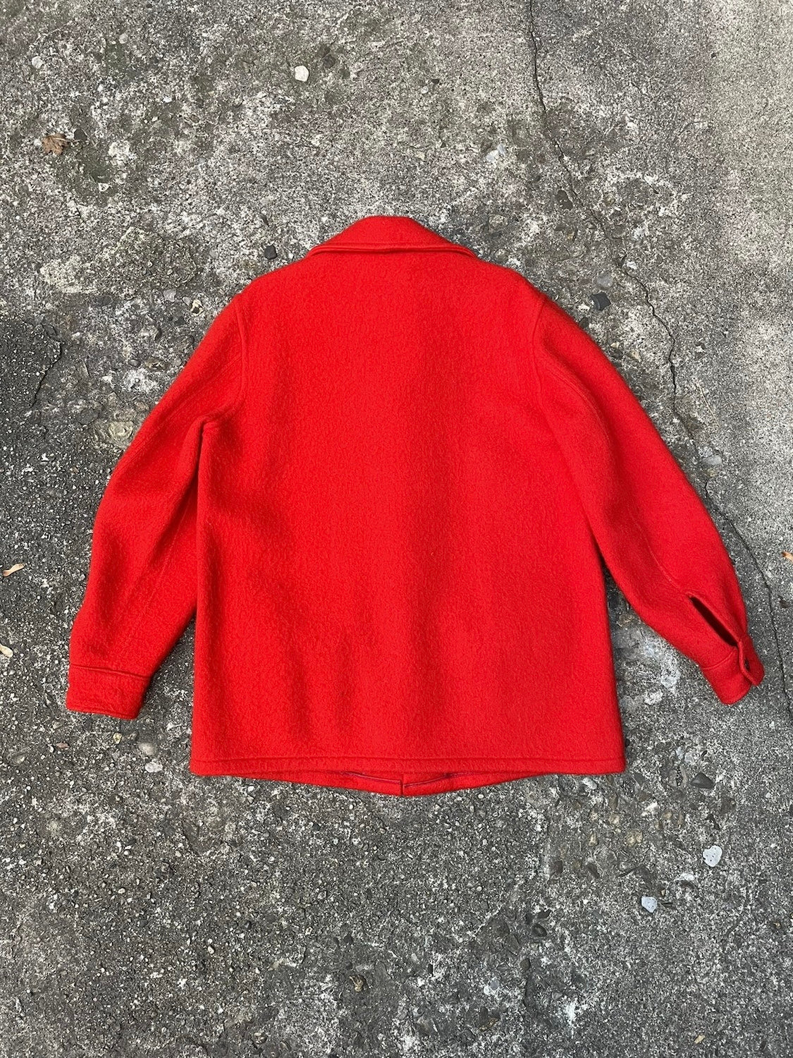 1950’s Hudson’s Bay Co Red Wool Overcoat - M