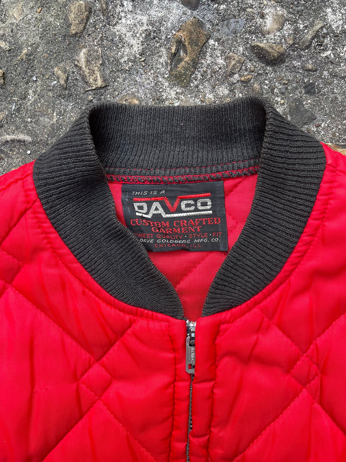 1960’s Davco Red Quilted Insulated Liner Jacket - L
