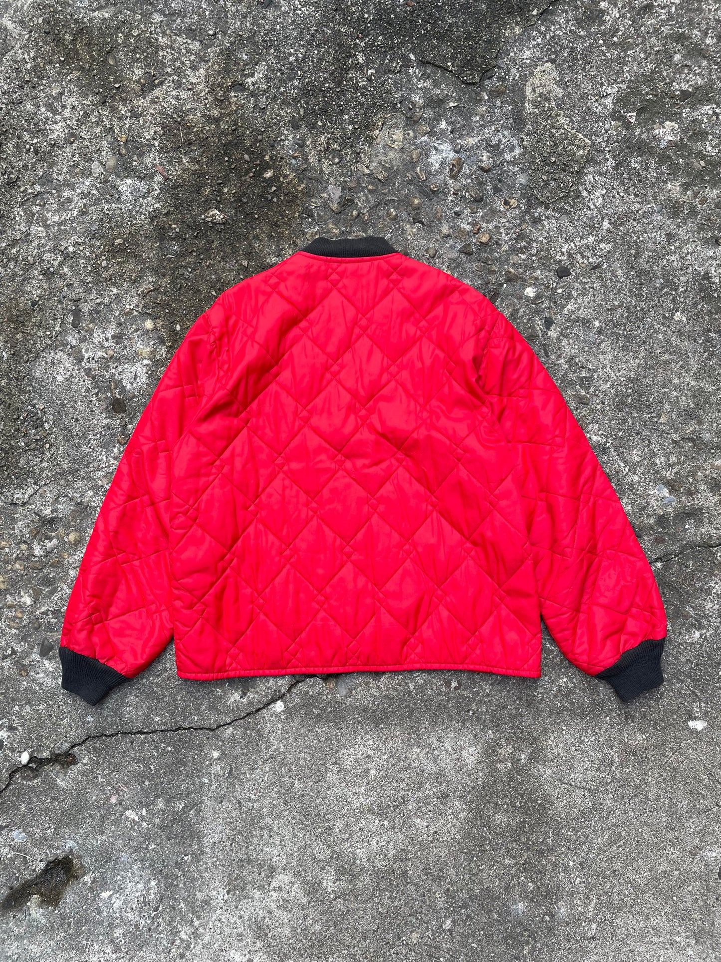 1960’s Davco Red Quilted Insulated Liner Jacket - L