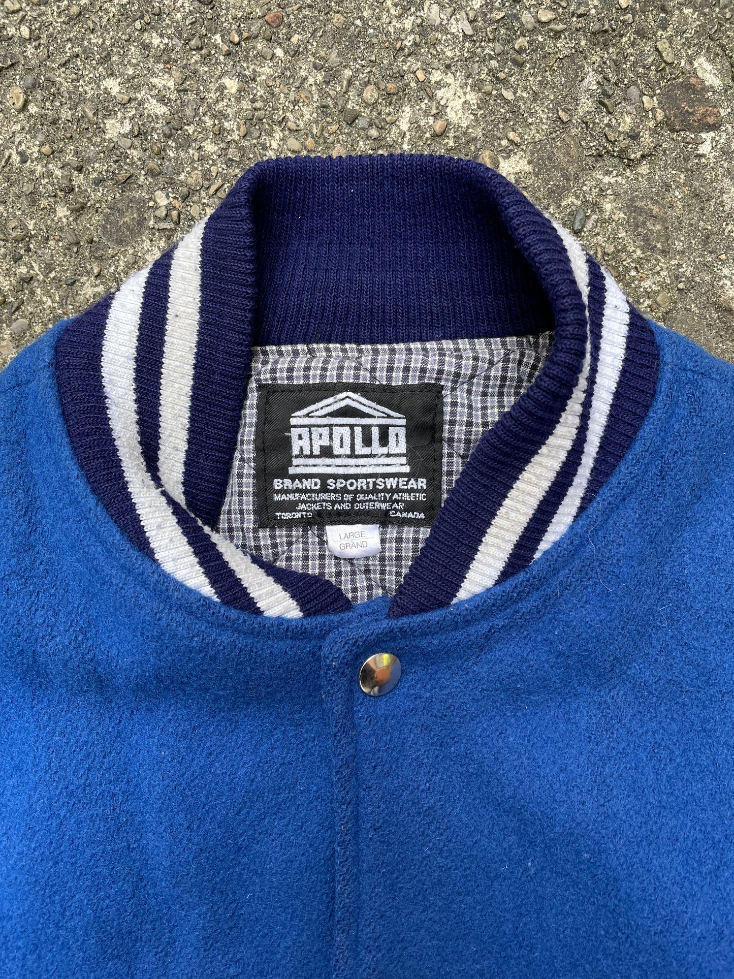 1980’s/1990’s Oldtimers Hockey Varsity Jacket - L