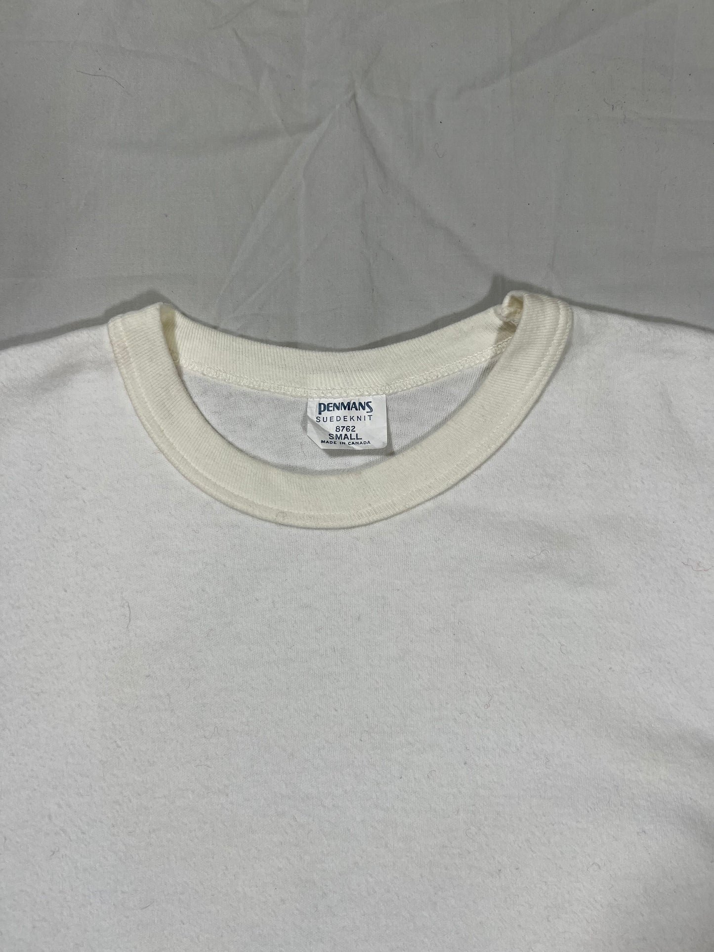 1970's Penmans Blank White T-Shirt - XS/S