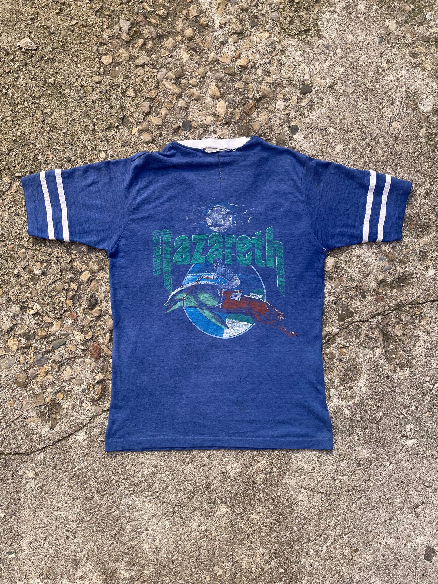 1981 Nazareth 'The Fool Circle' Thrashed Band T-Shirt - M