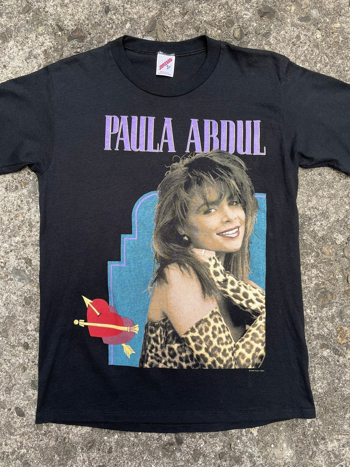 1990 Paula Abdul 'Forever Your Girl' Tour Band T-Shirt - M