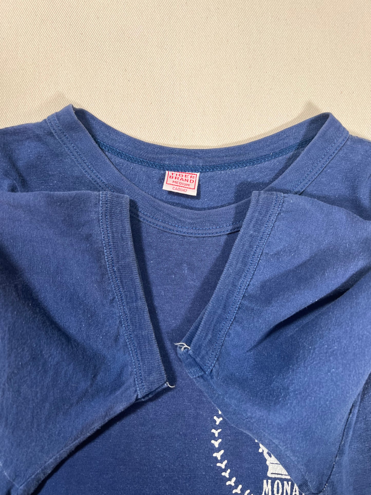 1960's/1970's Trail Junior Monarchs Graphic Ringer T-Shirt - S