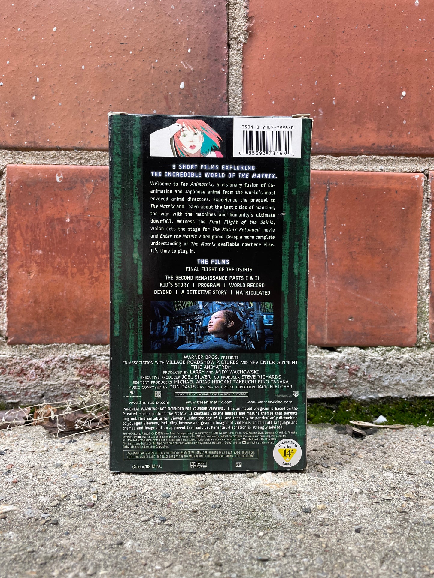 2003 Animatrix VHS Tape