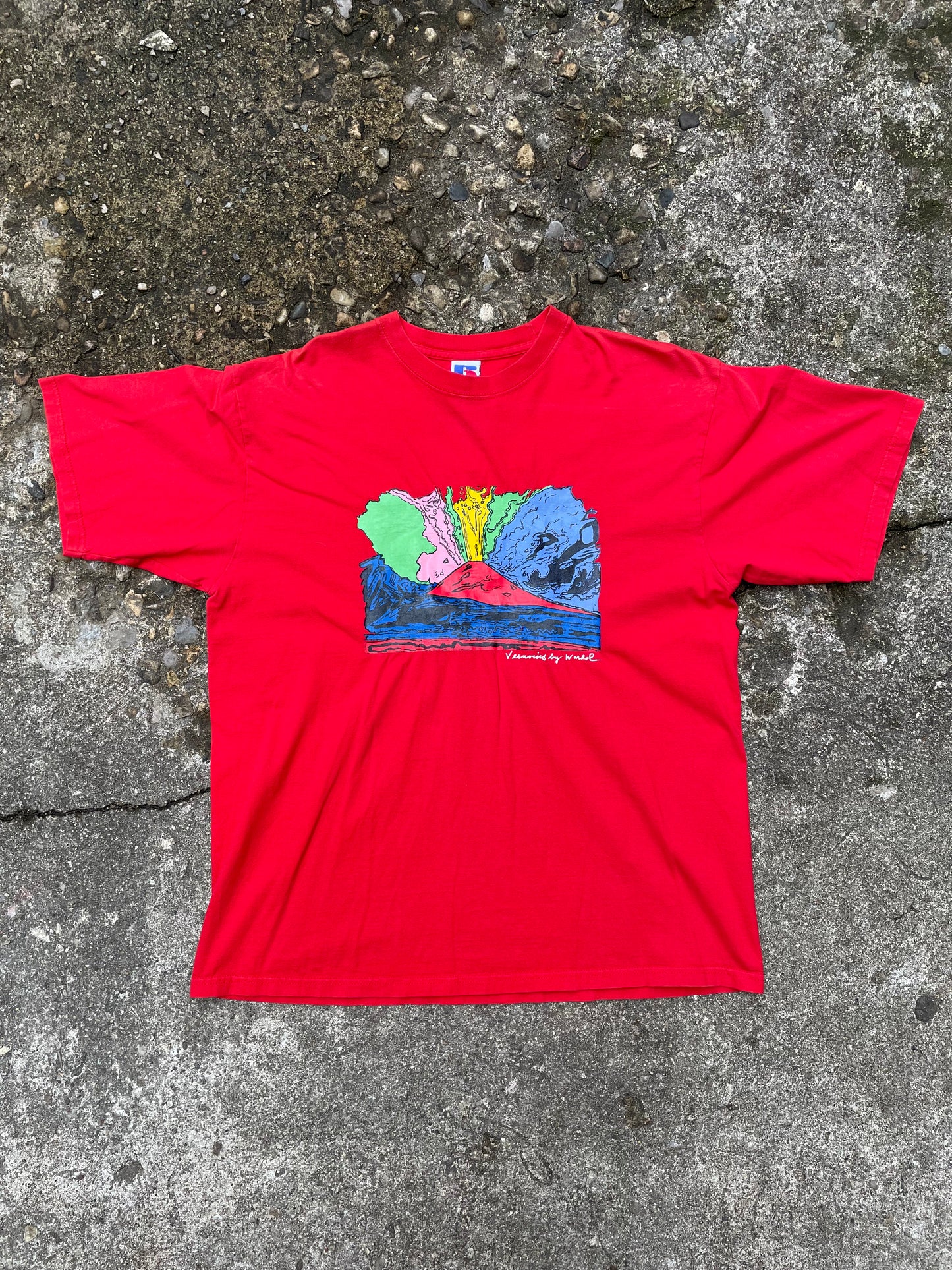 2000's Andy Warhol Vesuvius Art T-Shirt - L