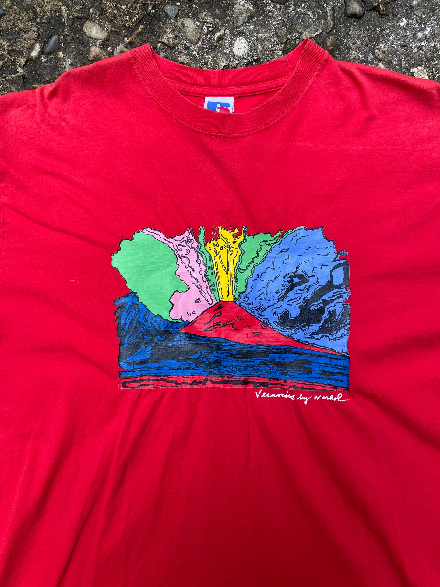2000's Andy Warhol Vesuvius Art T-Shirt - L