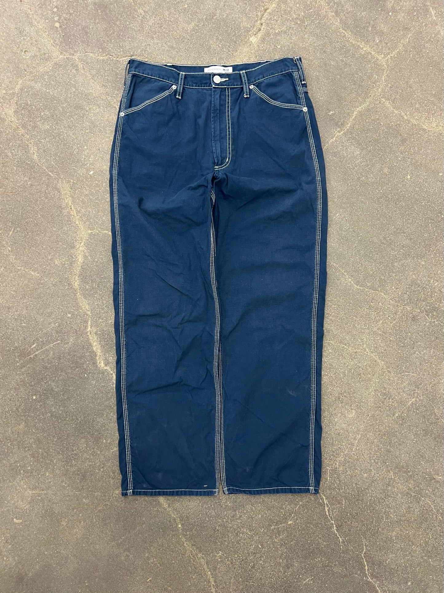 JW Anderson x Uniqlo Straight Leg Navy Trousers - 30