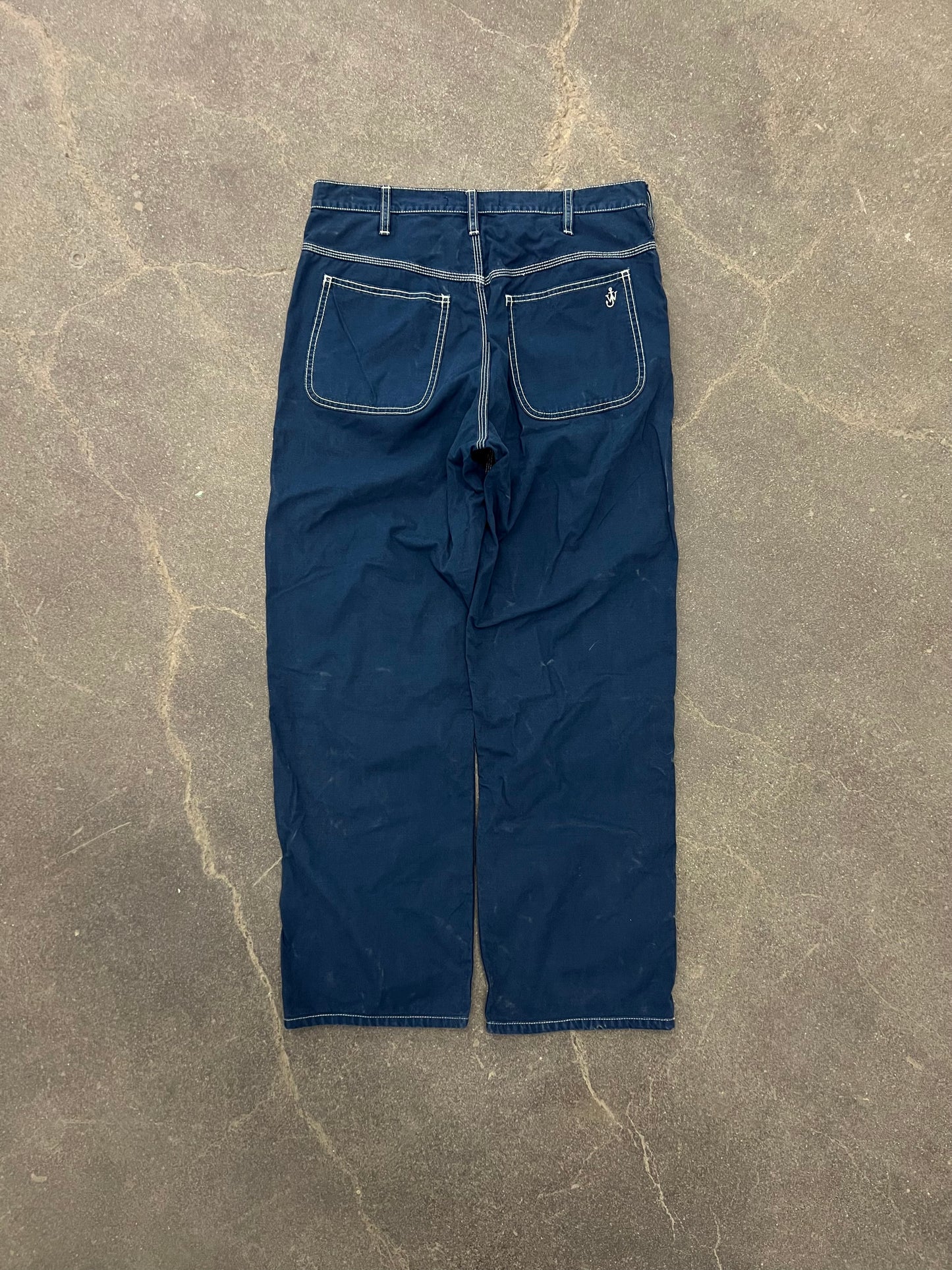JW Anderson x Uniqlo Straight Leg Navy Trousers - 30