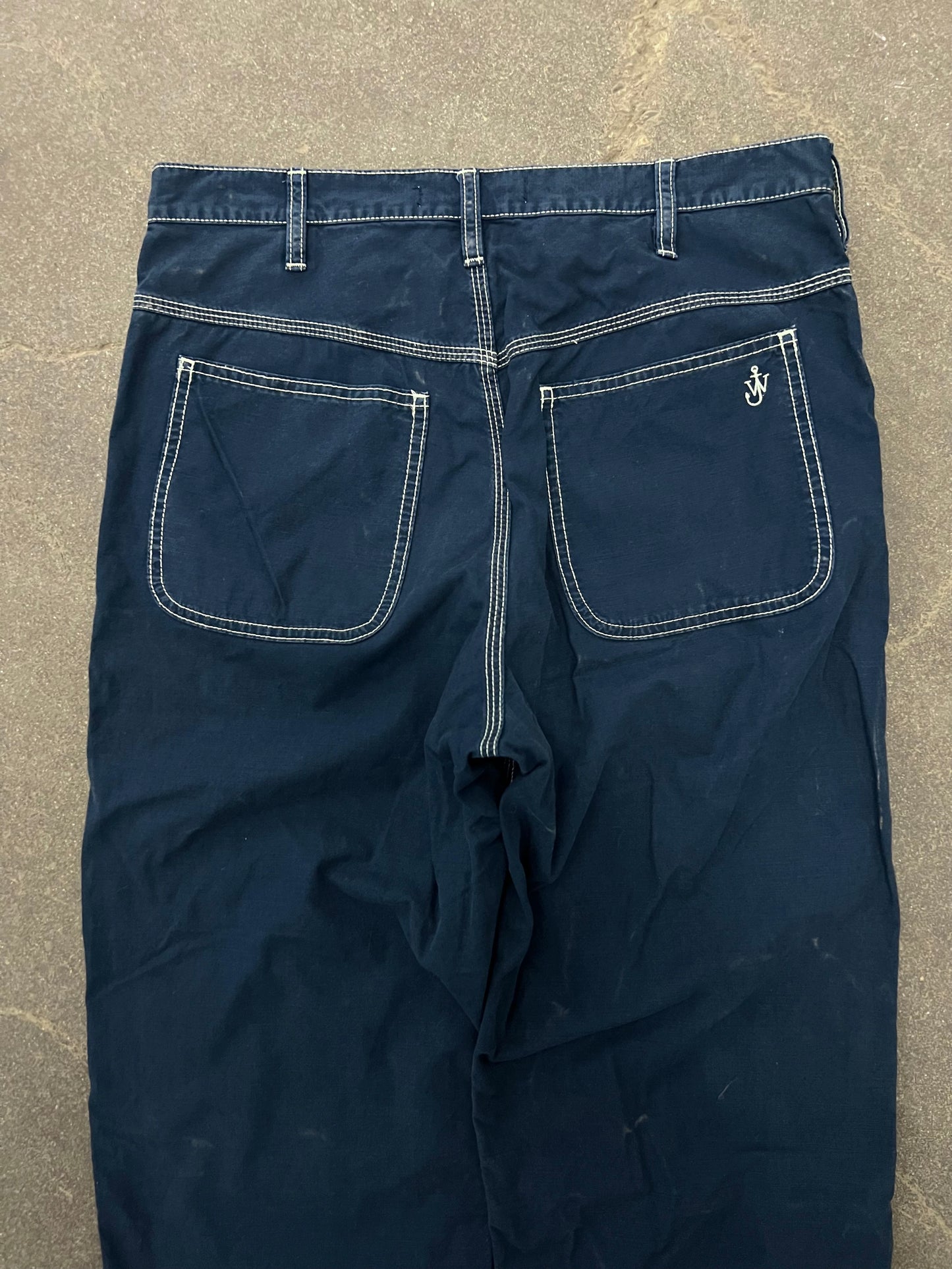 JW Anderson x Uniqlo Straight Leg Navy Trousers - 30
