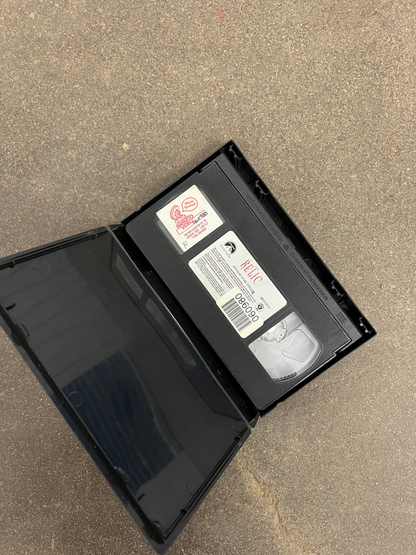 1997 The Relic VHS Tape