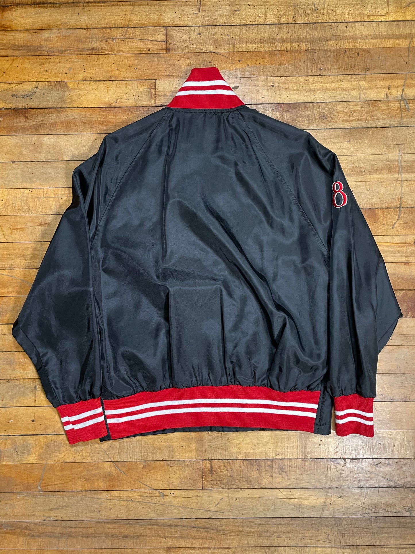1970's Homers Satin Varsity Bomber Jacket - L