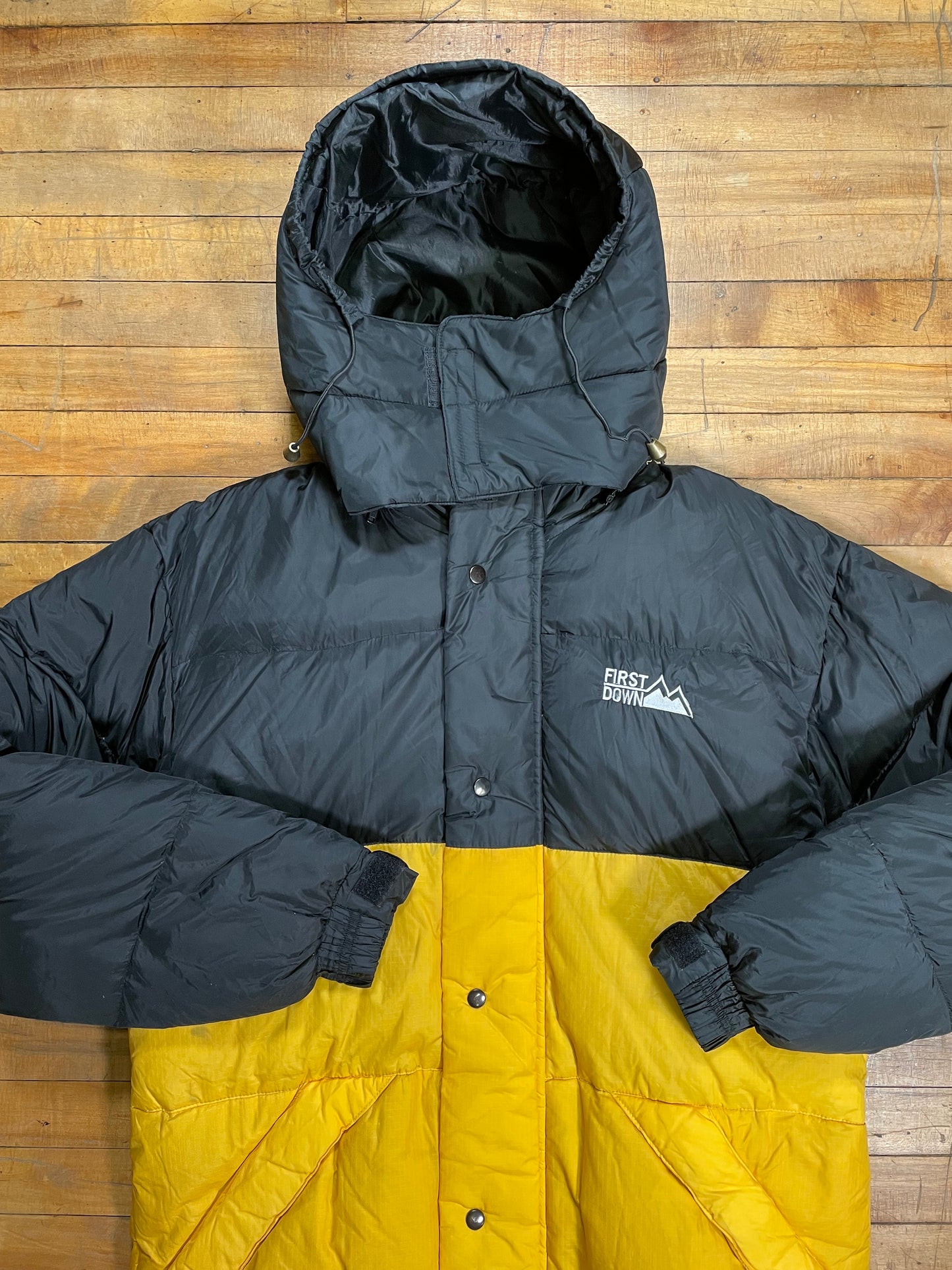 1990's First Down Heavy Down Filled Puffer Jacket/Coat - L
