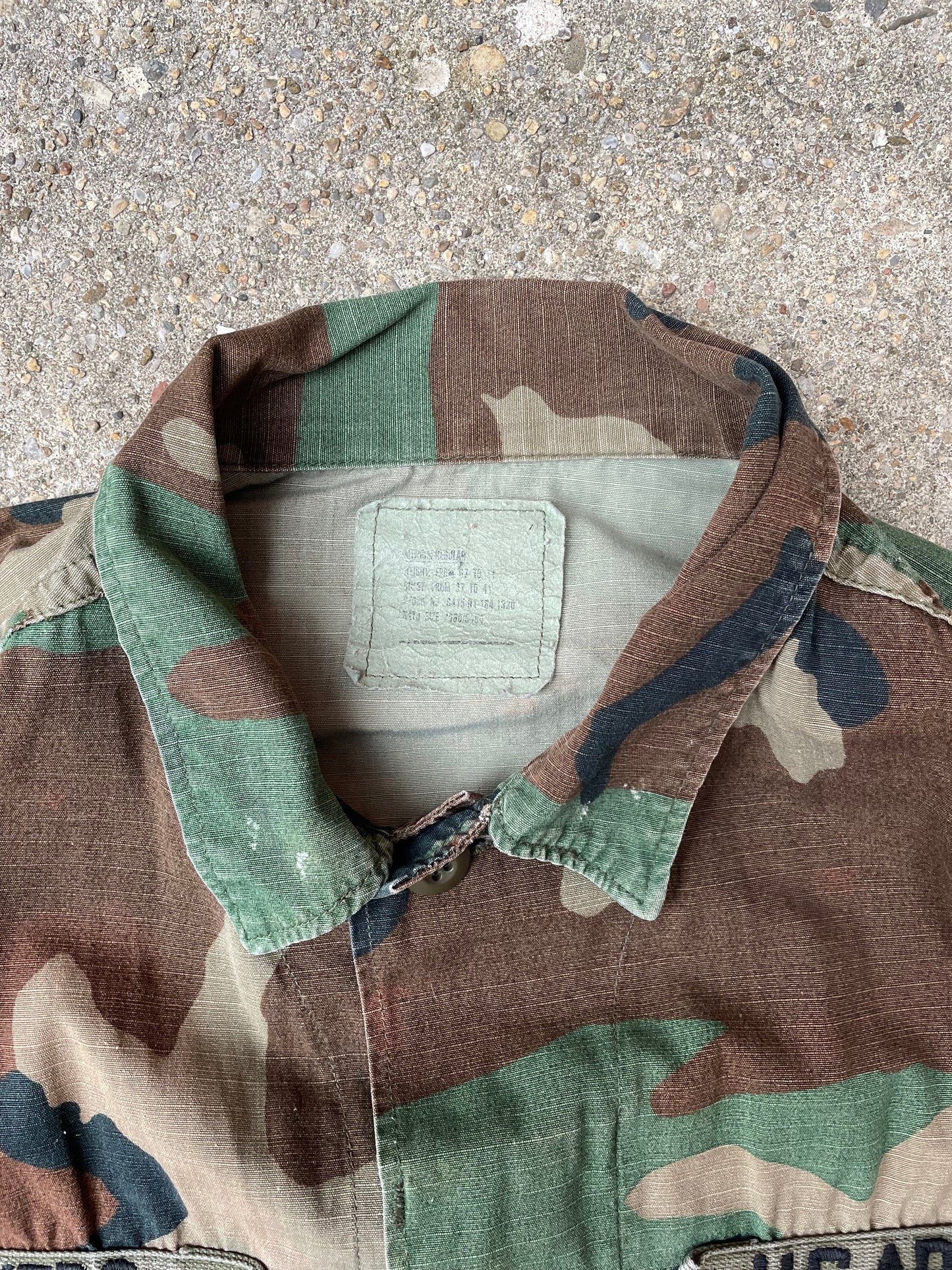 1990's/2000's U.S. Army Woodland Camo Field Jacket - XL