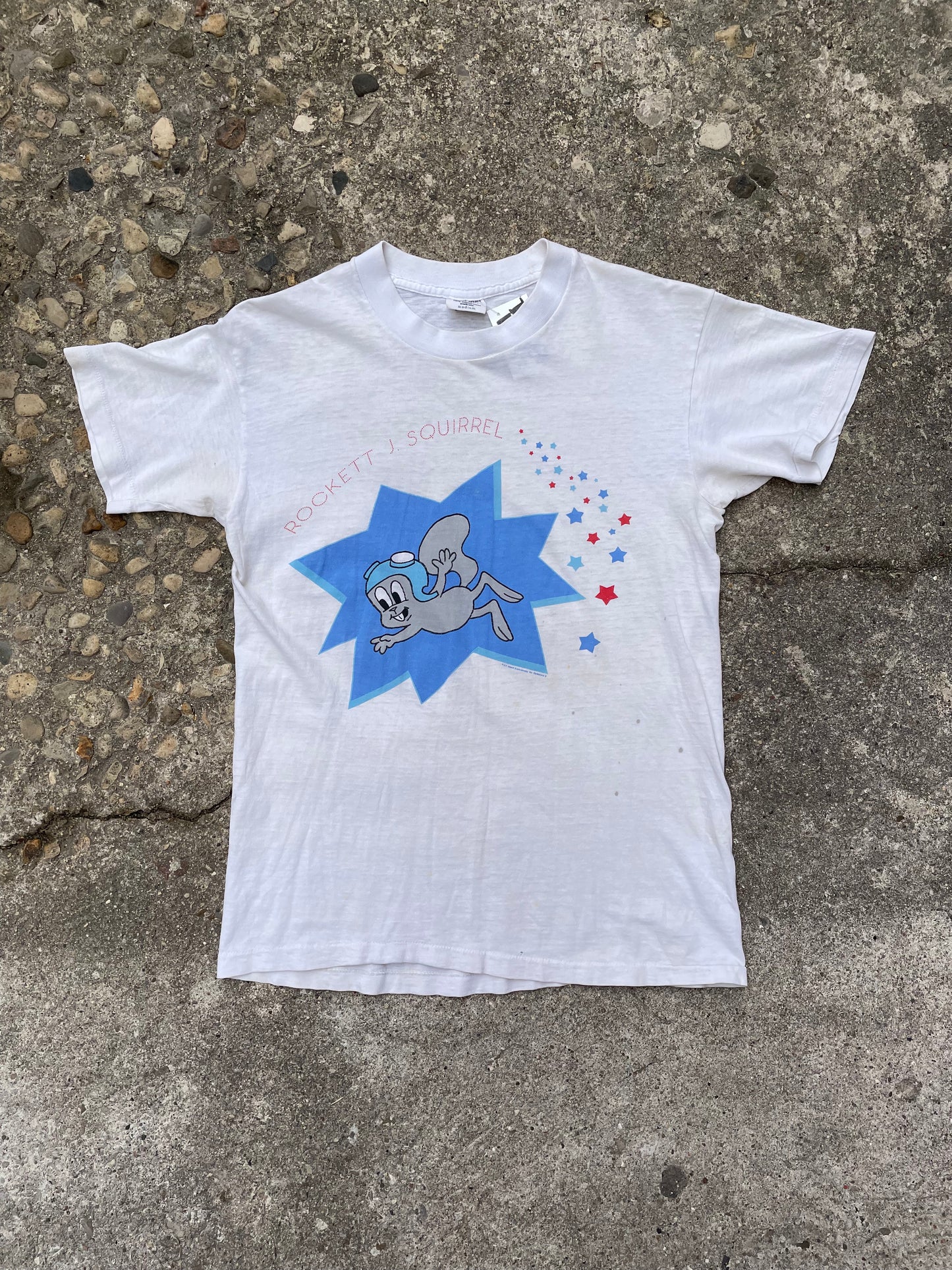 1990's Stanley Destantis Rockett J. Squirrel T-Shirt - M