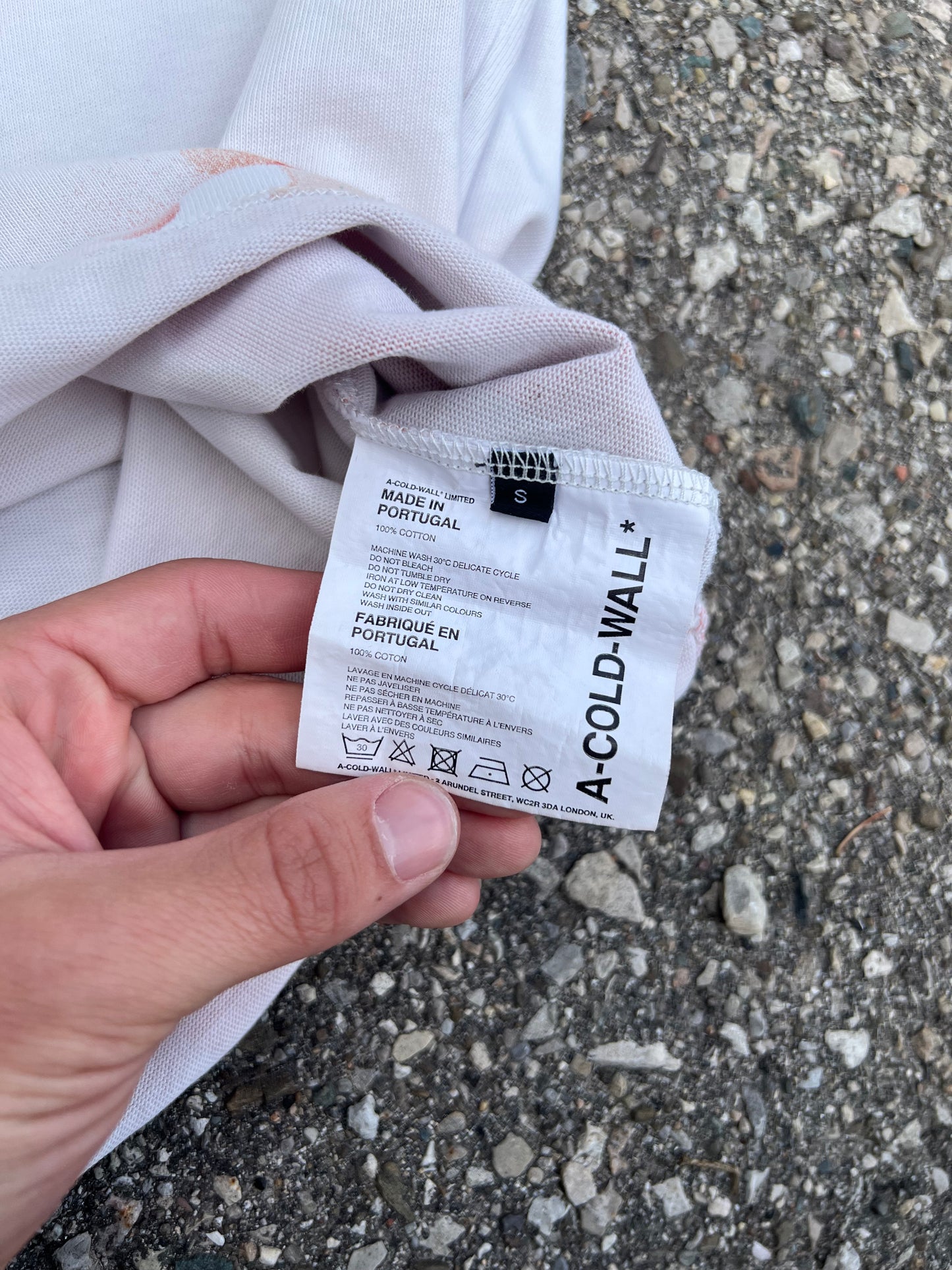 A Cold Wall Brush Stroke T-Shirt - S (Oversized)