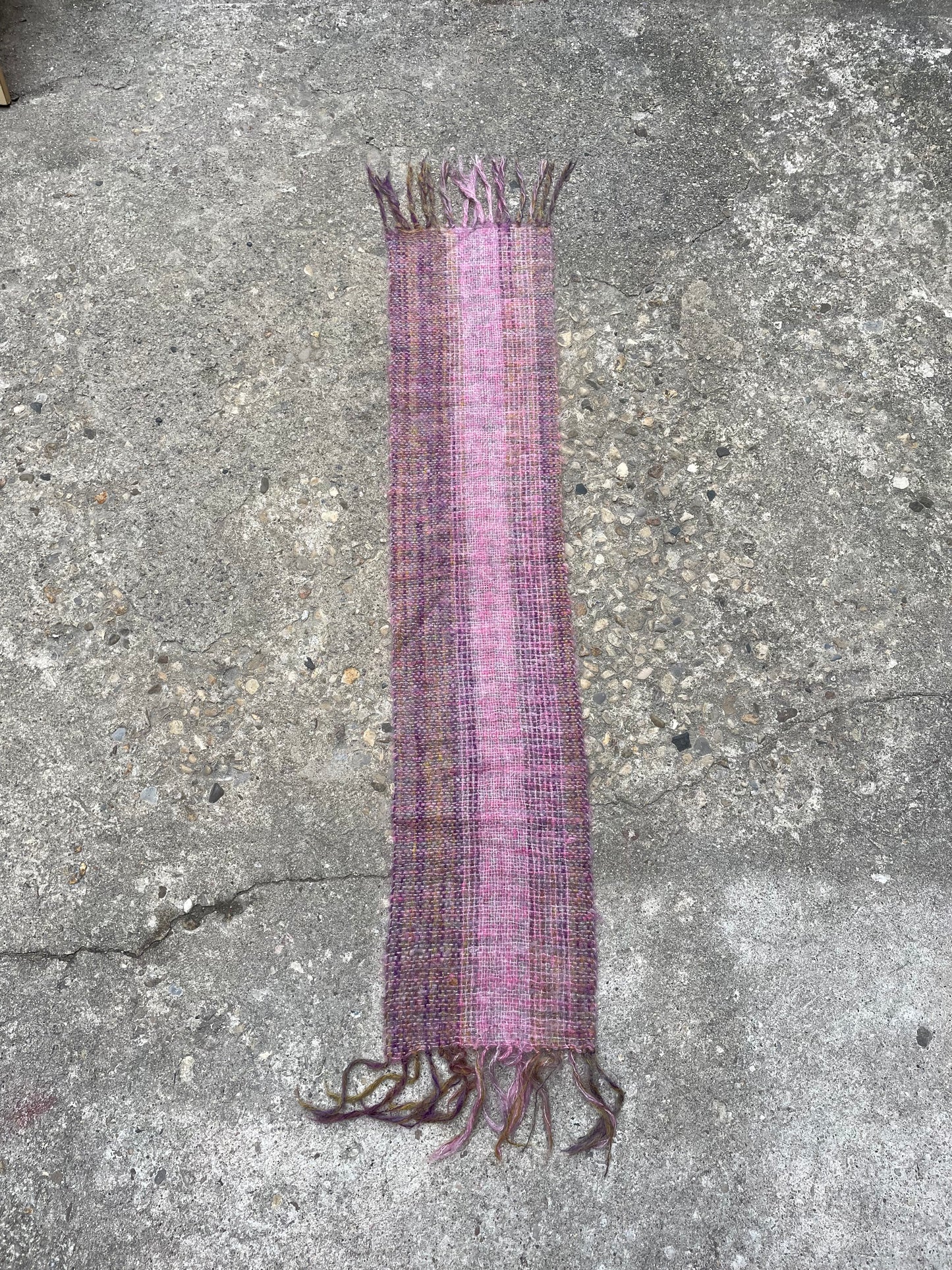 1970's Mohair Knit Scarf