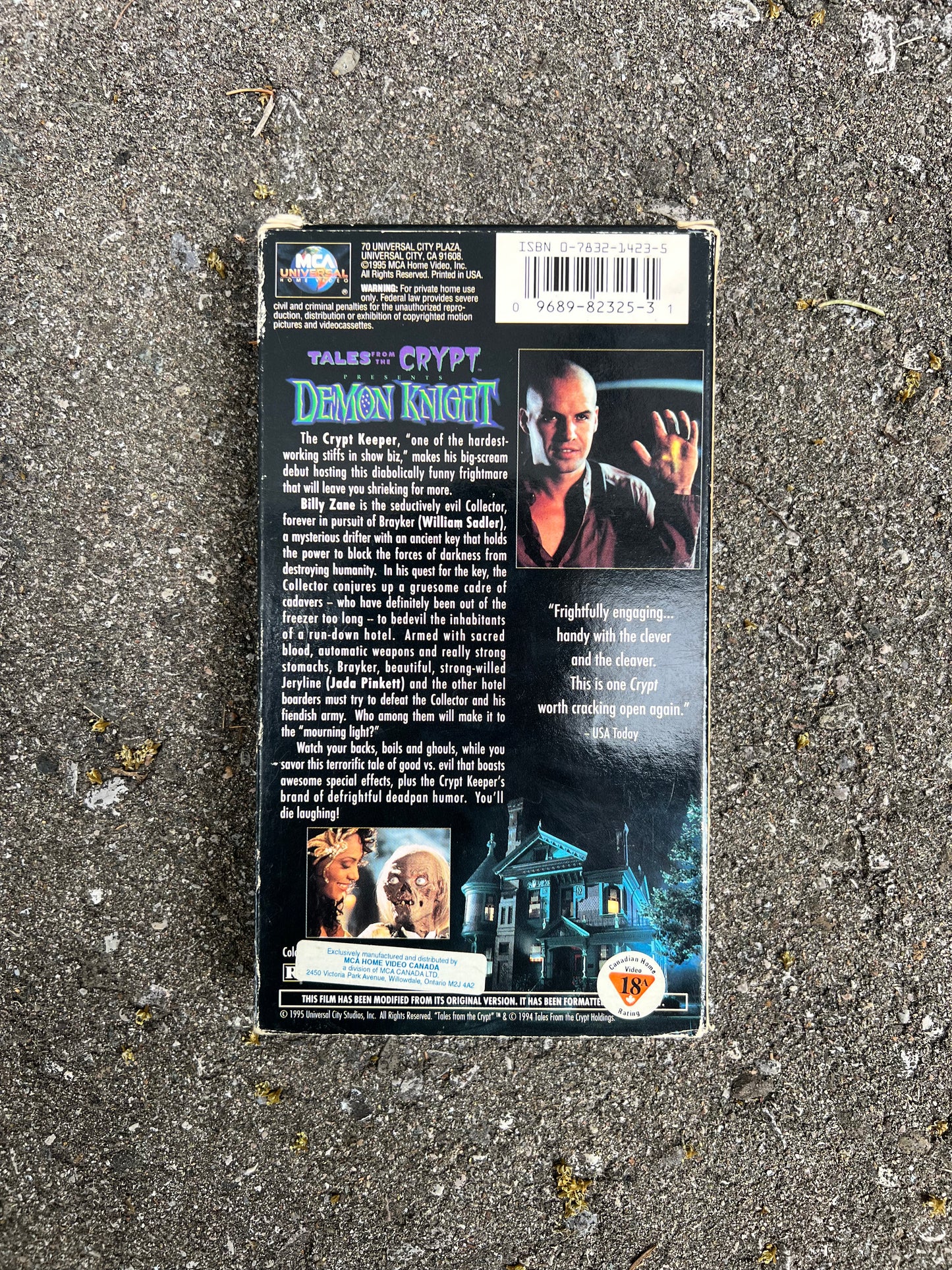 1995 Tales from the Crypt Demon Knight VHS Tape