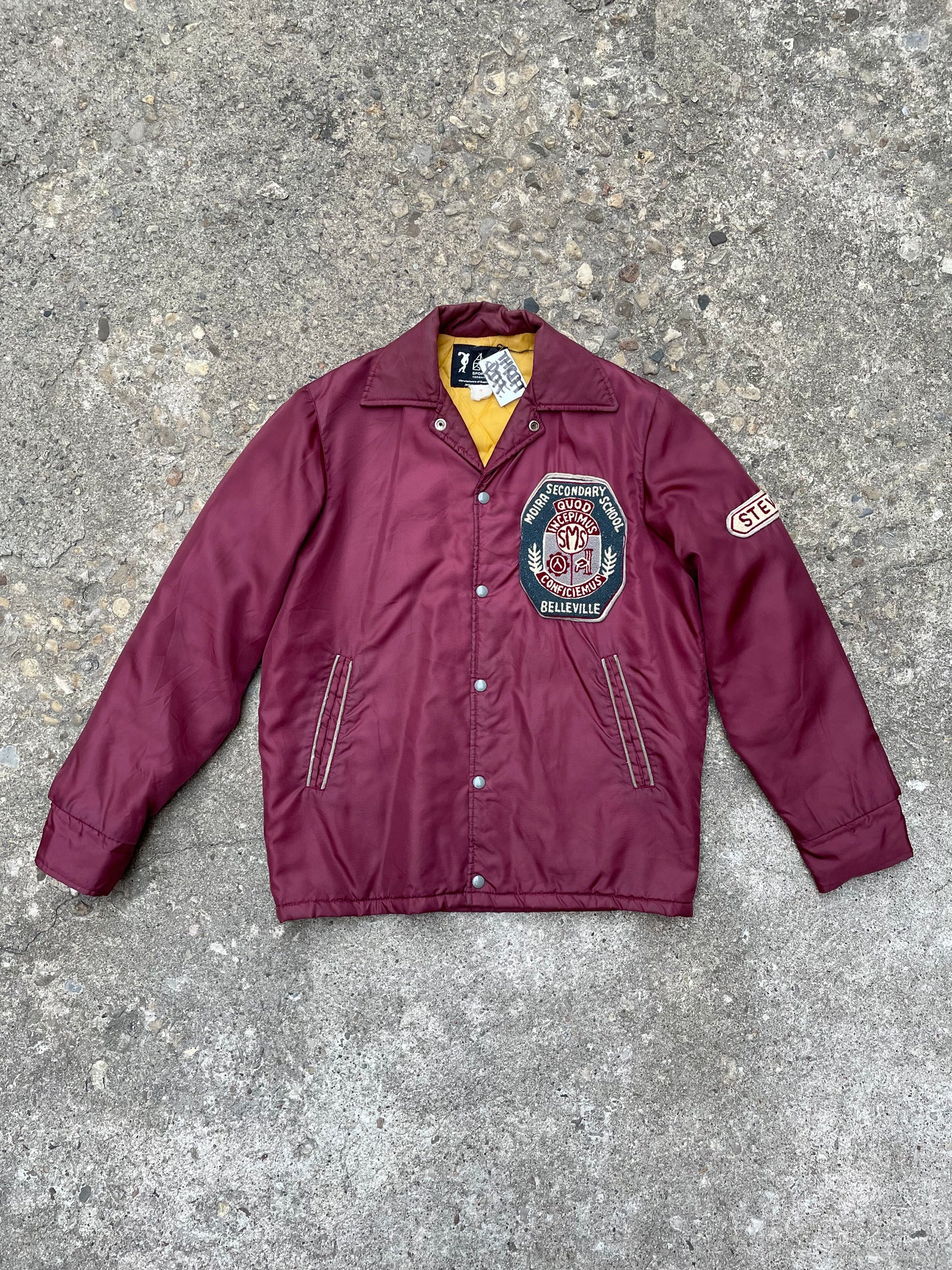1970's Moira Secondary School Varsity Jacket - L