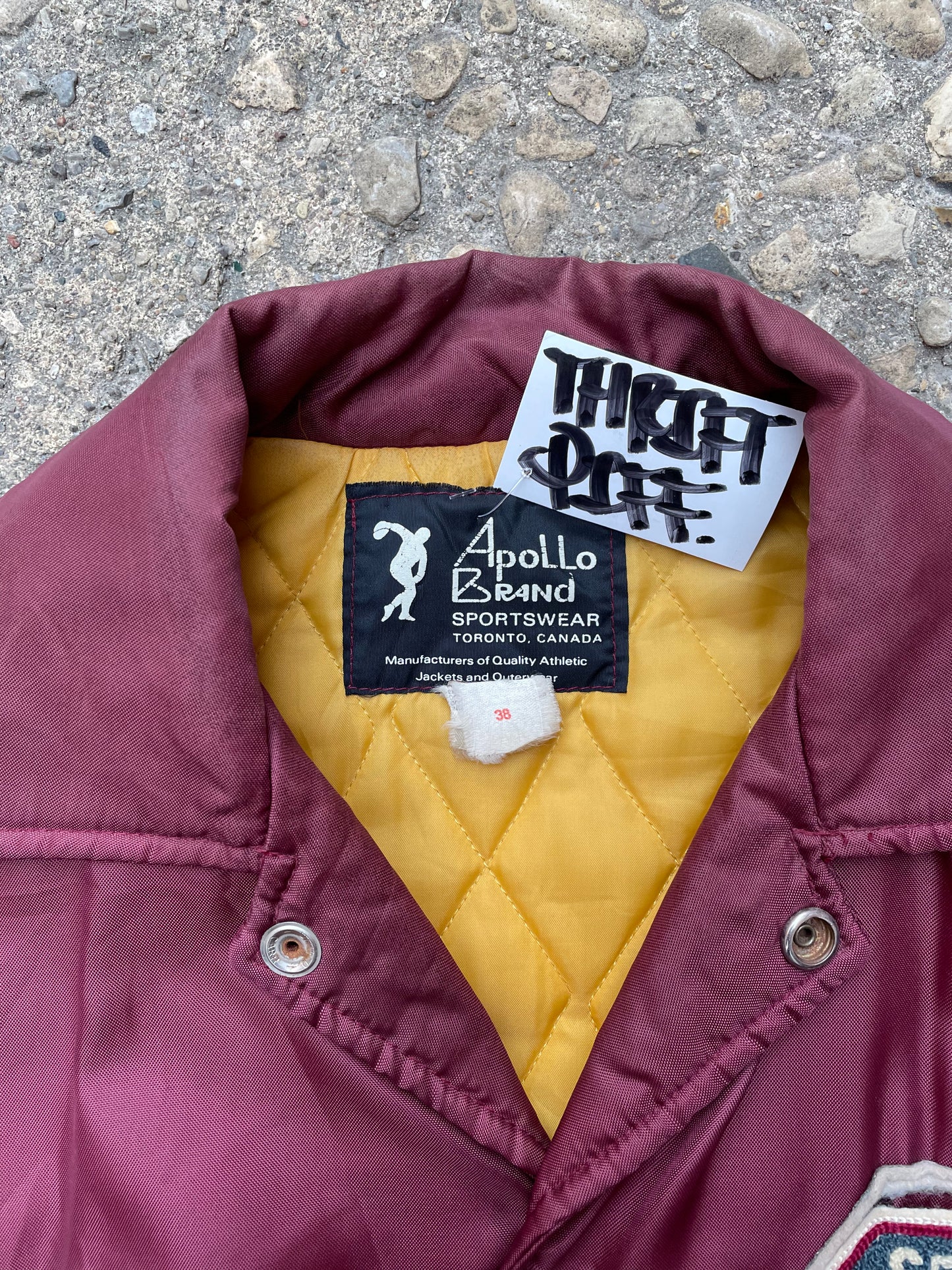 1970's Moira Secondary School Varsity Jacket - L