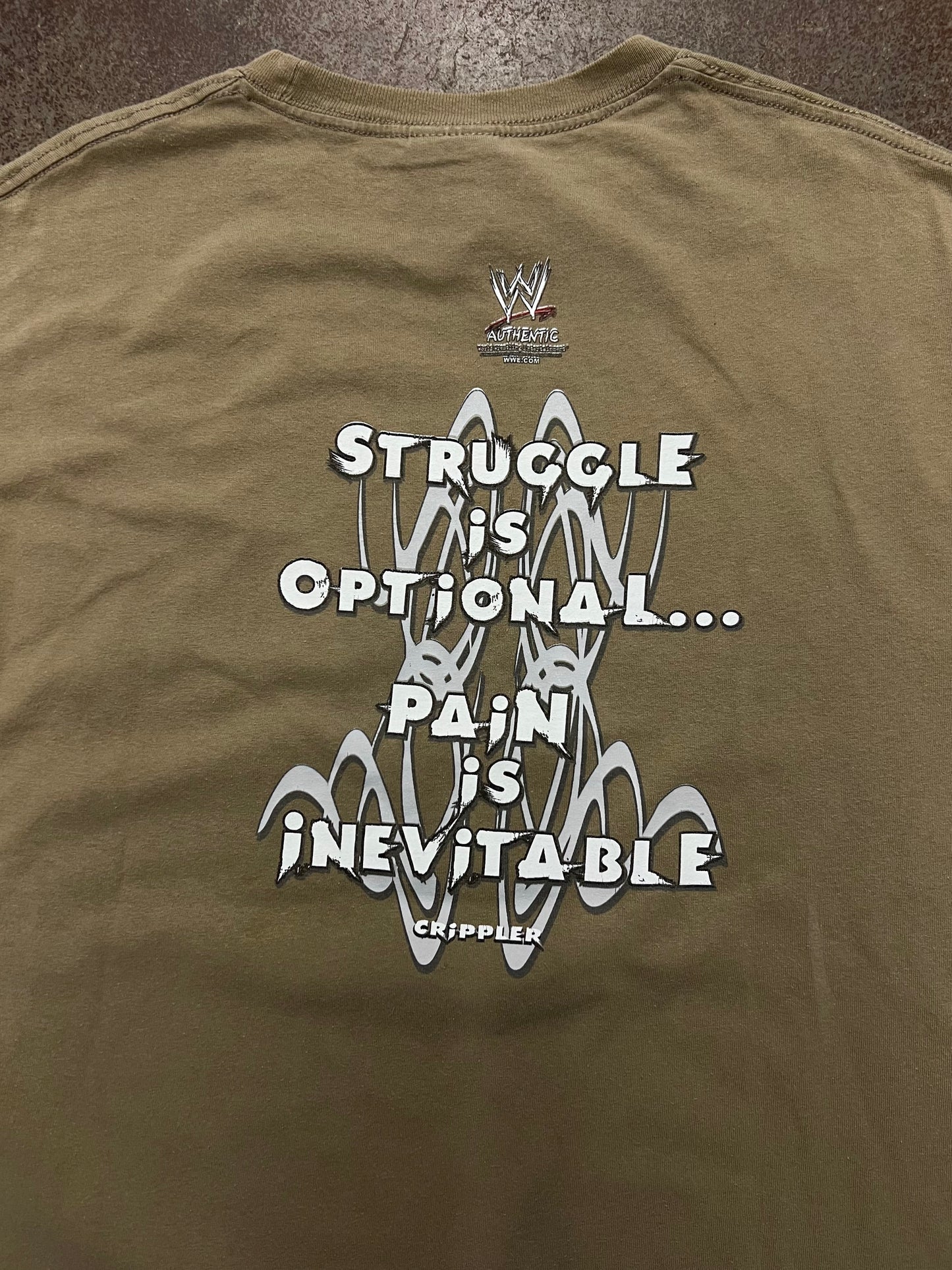 2004 WWE Chris Benoit The Crippler 'Crossface' Graphic T-Shirt - L