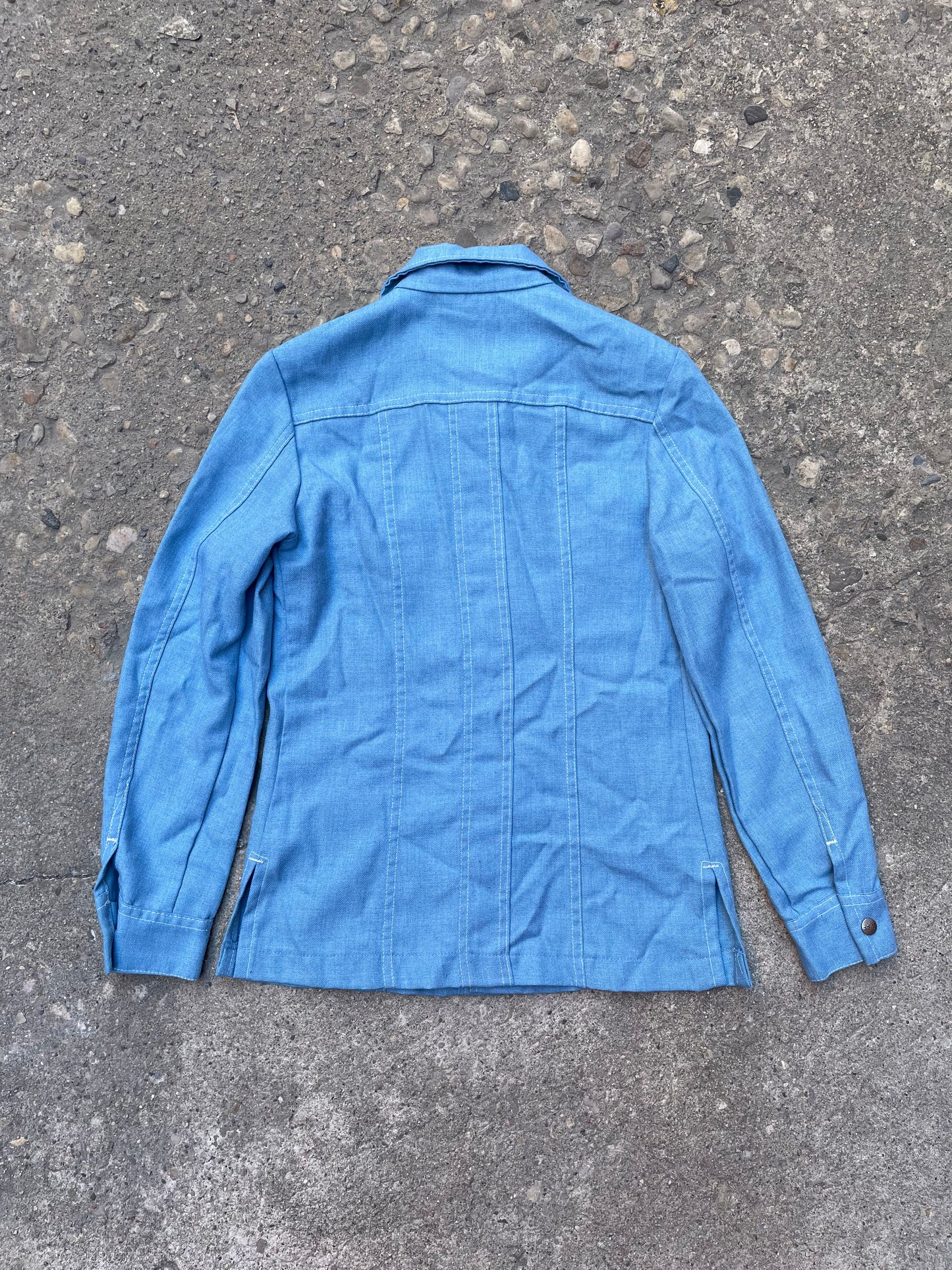 1970's Lee Light Blue Canvas Jacket - S