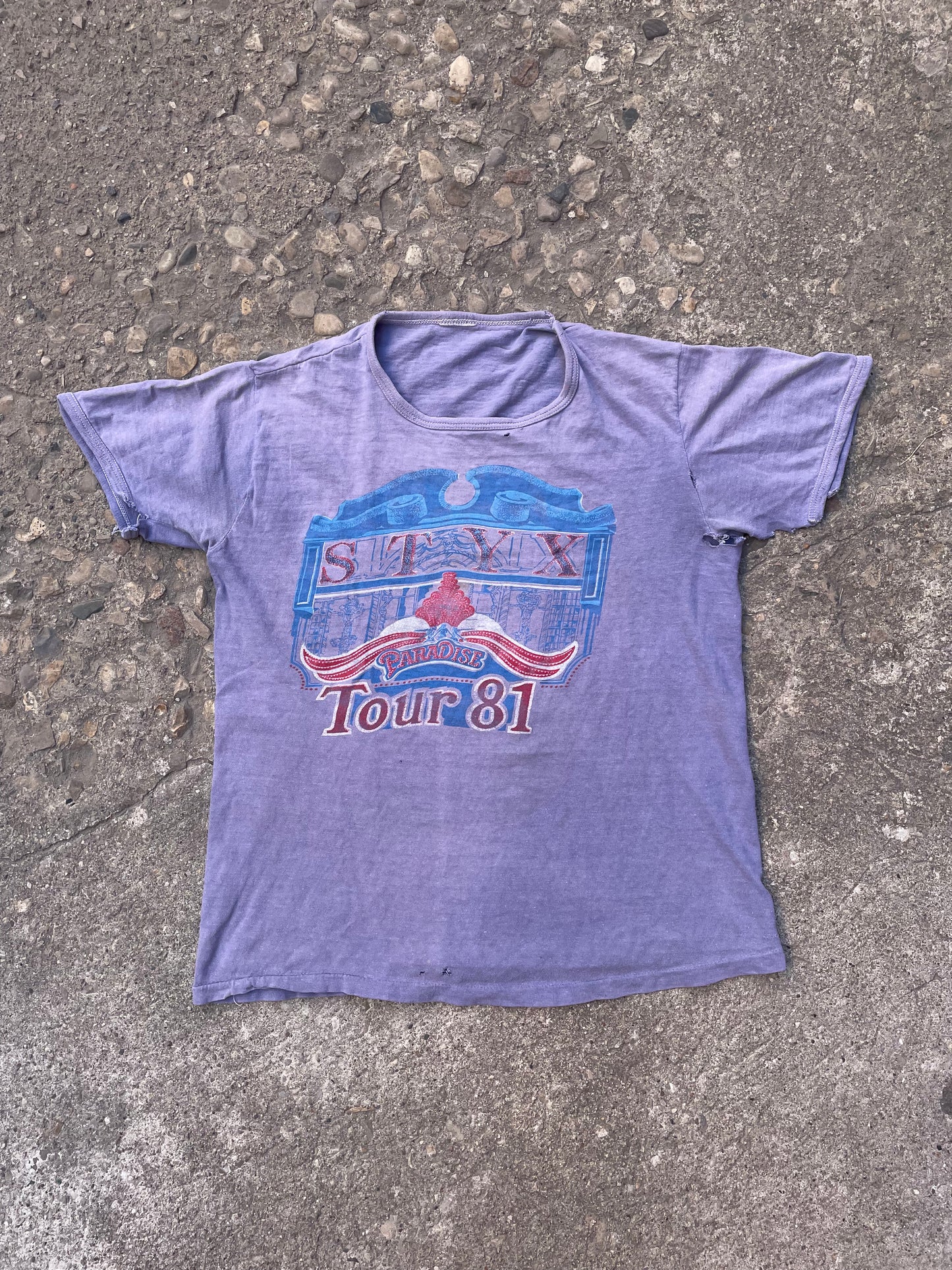 1981 Styx Paradise Tour Graphic Band T-Shirt - M