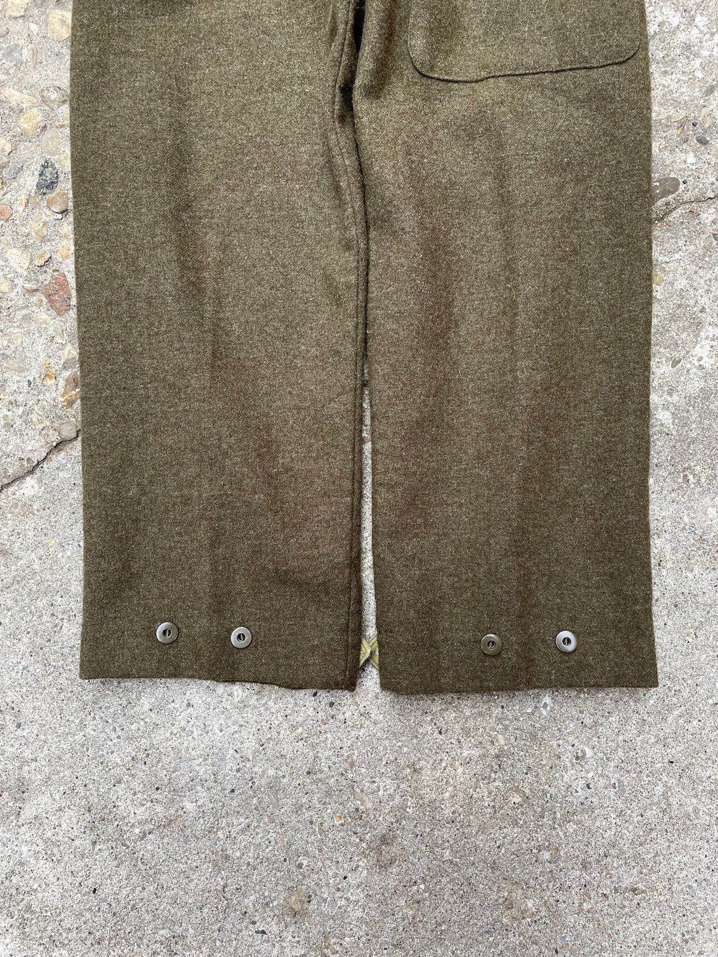 1952 Canadian Military Wool Battle Dress Trousers/Pants - 32
