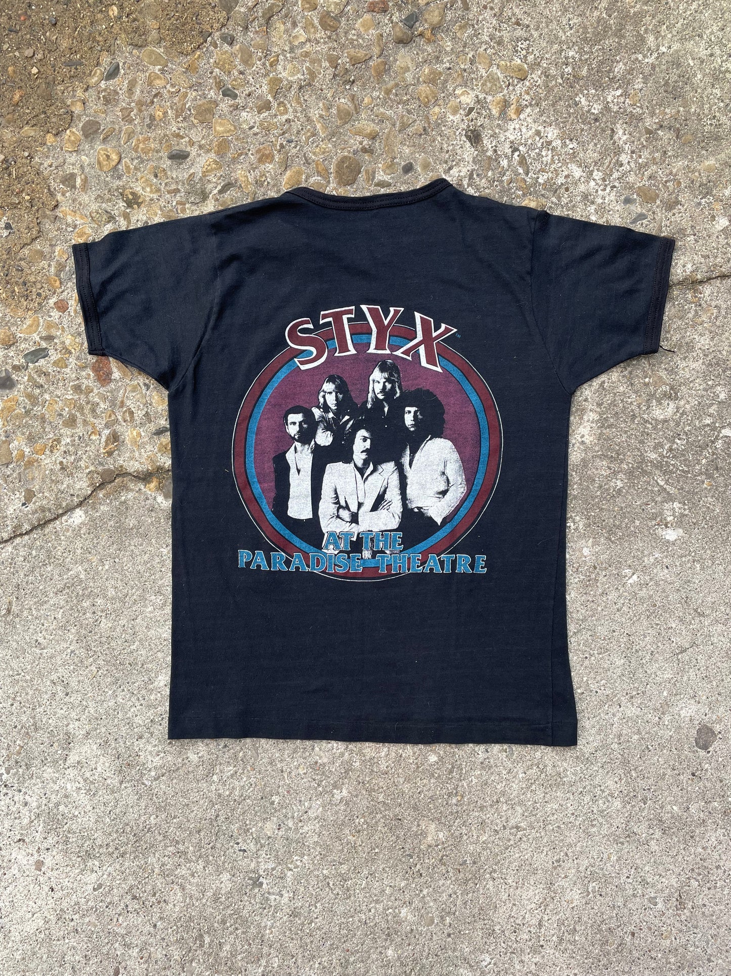 1981 Styx World Tour Band Ringer T-Shirt - S