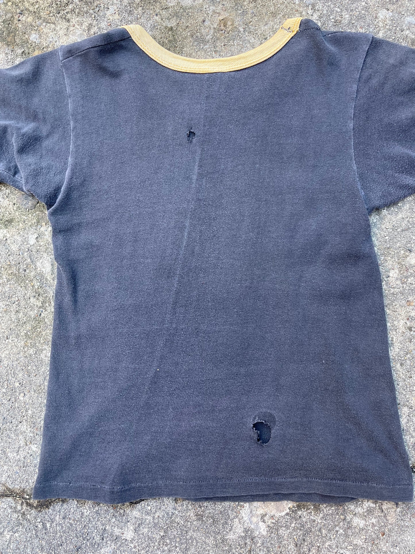 1970's 'Advance Plating' Russell Athletic Ringer T-Shirt - XS