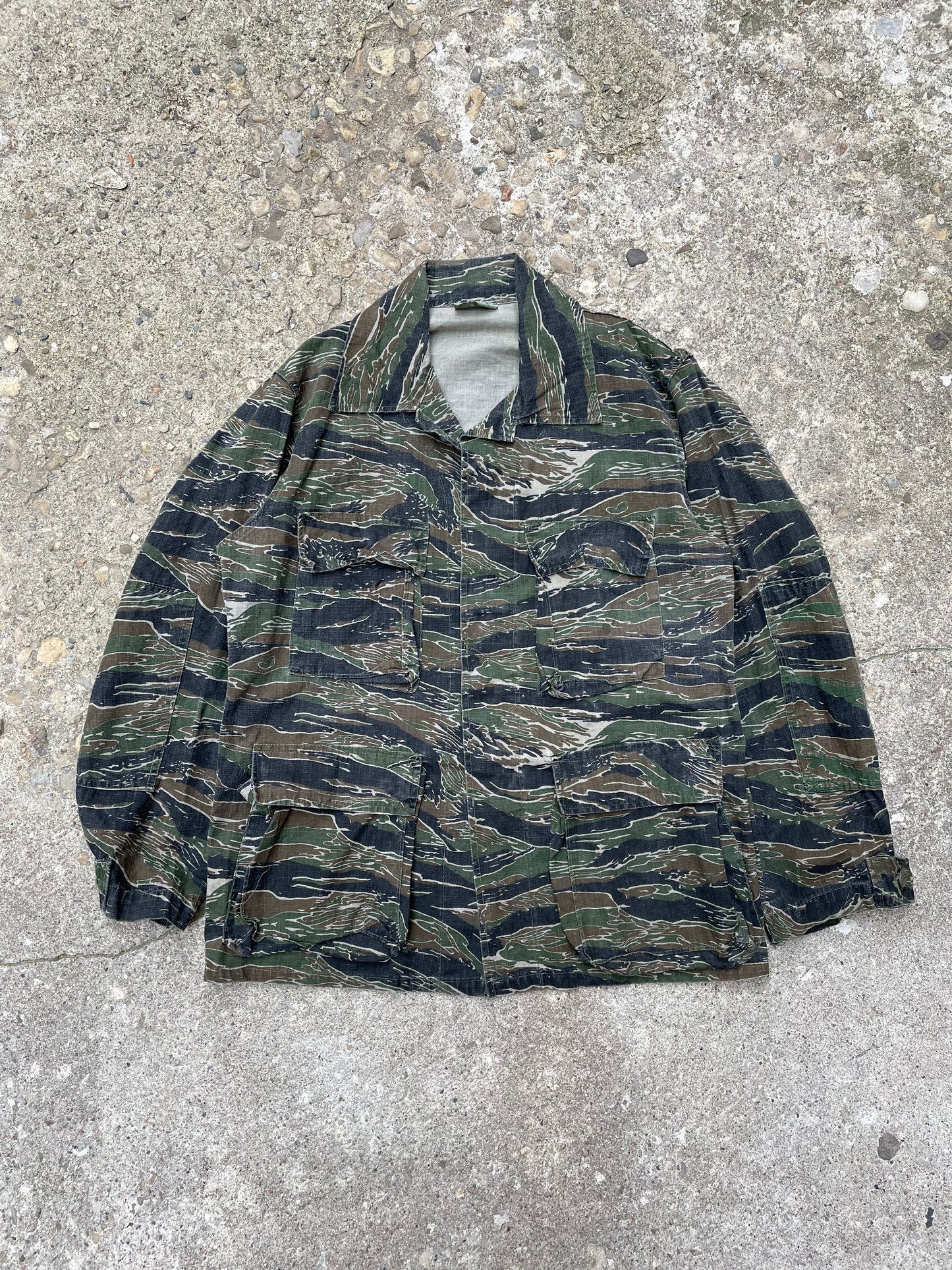 1990's Tiger Stripe Camo BDU Jacket - L