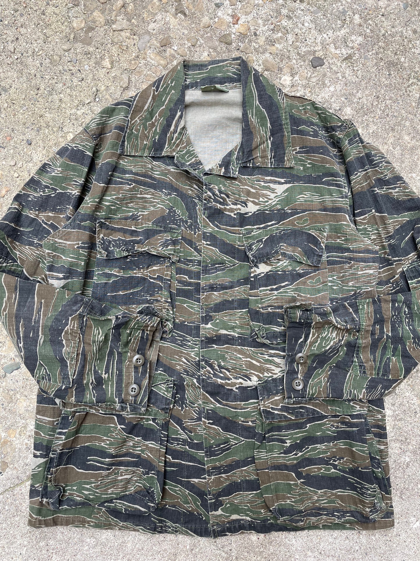 1990's Tiger Stripe Camo BDU Jacket - L