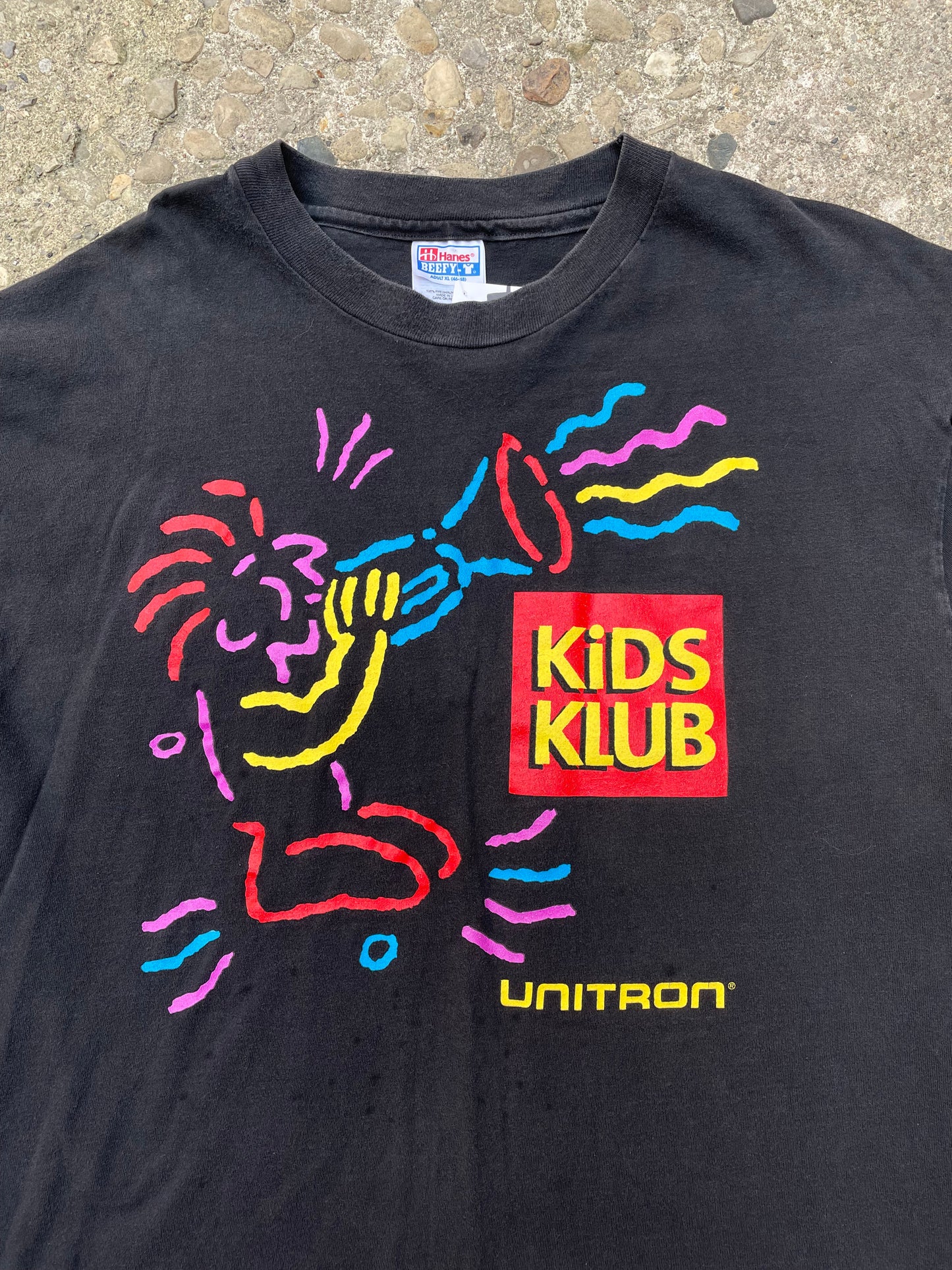 1990's Unitron Kids Klub Graphic T-Shirt - XL