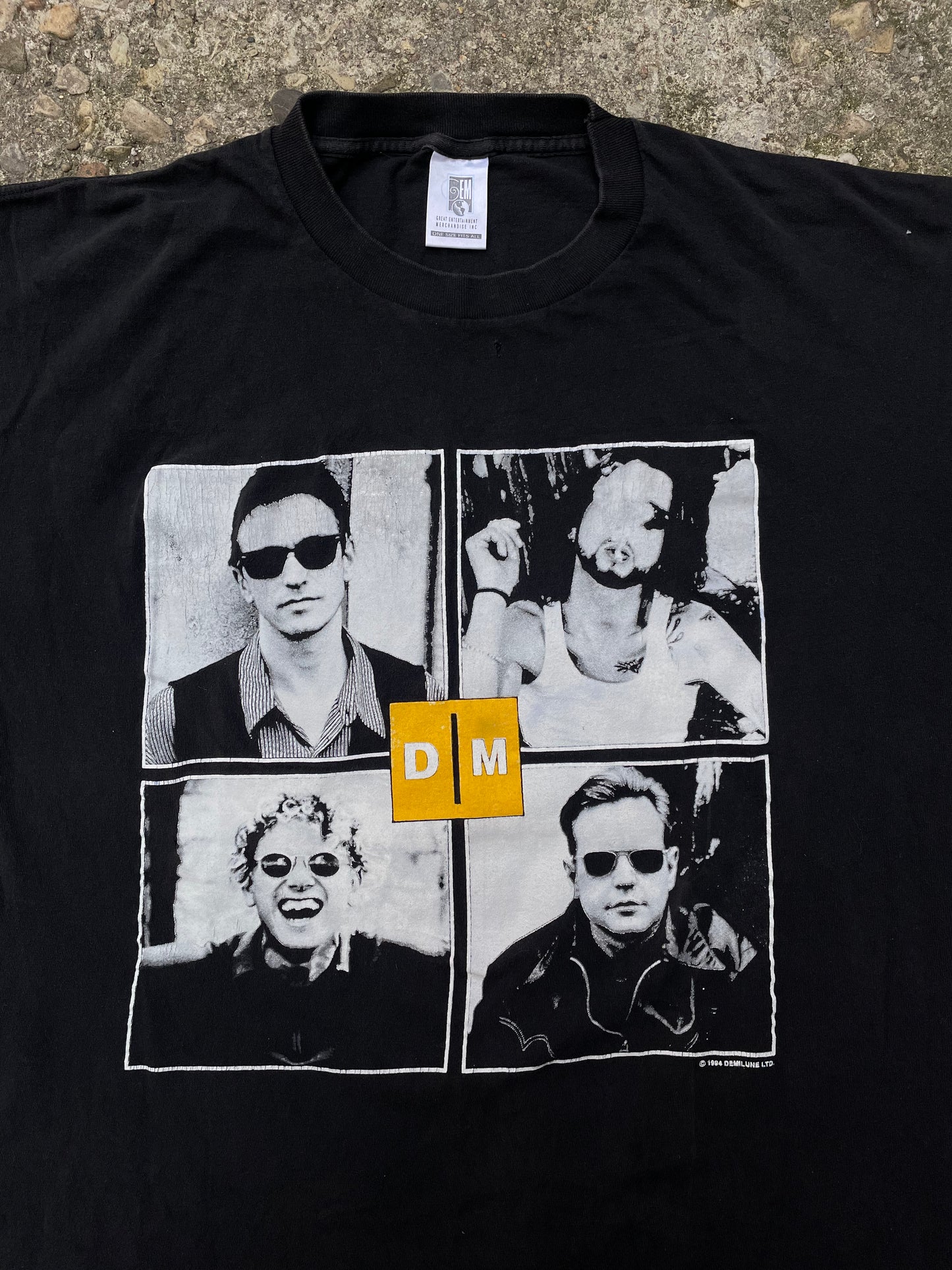 1994 Depeche Mode 'DM Plus' Summer Tour Band T-Shirt - XL