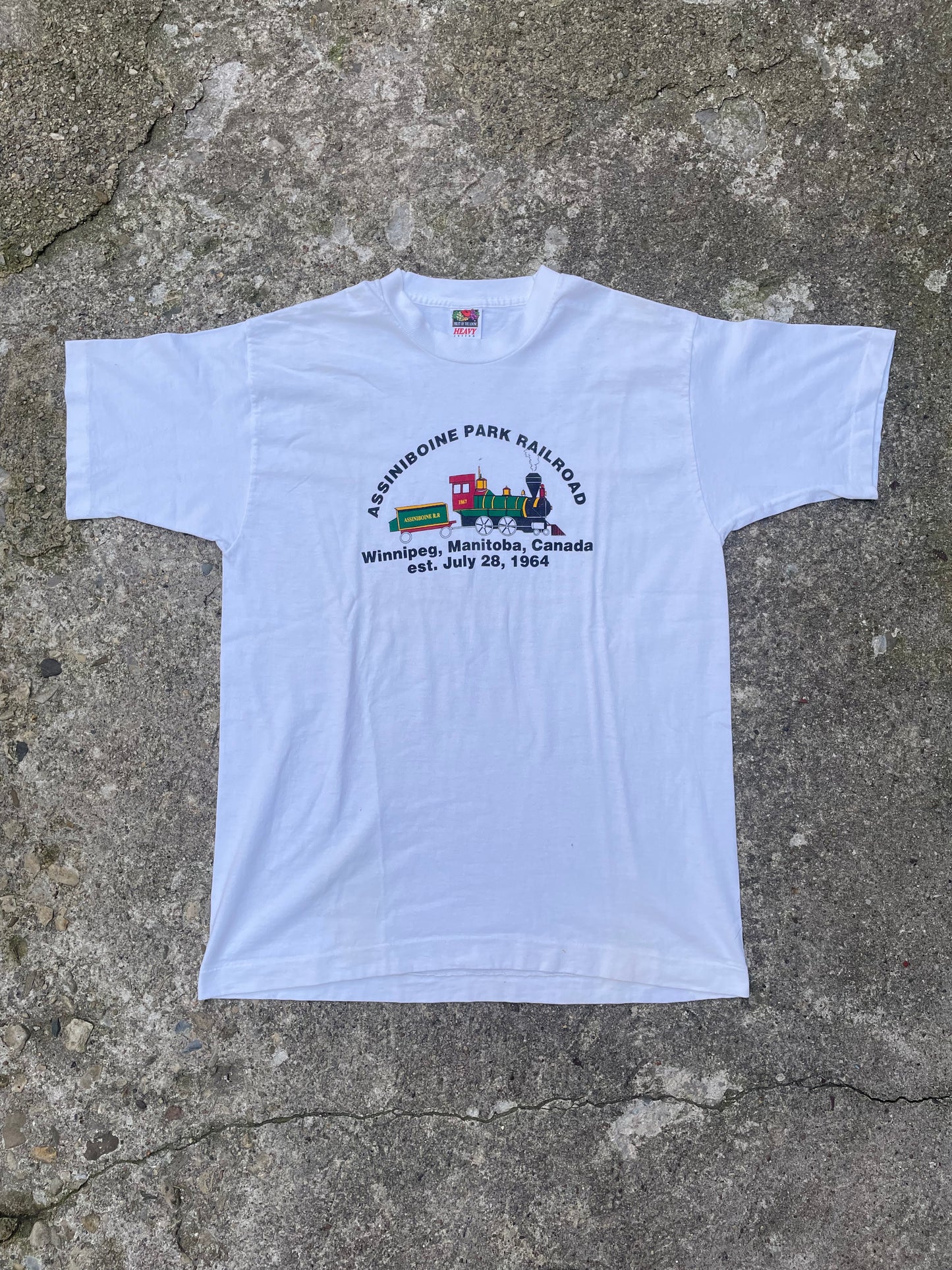 1990's Assiniboine Park Railroad Graphic T-Shirt - L