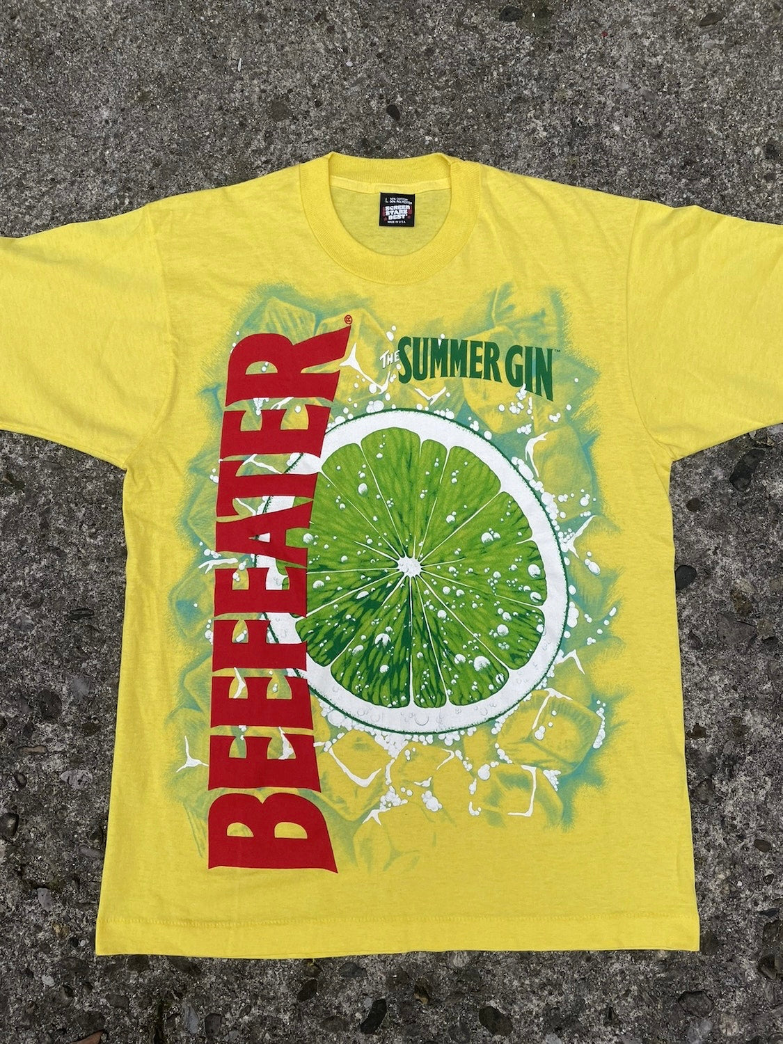 1990’s Beefeater Summer Gin Graphic T-Shirt - L