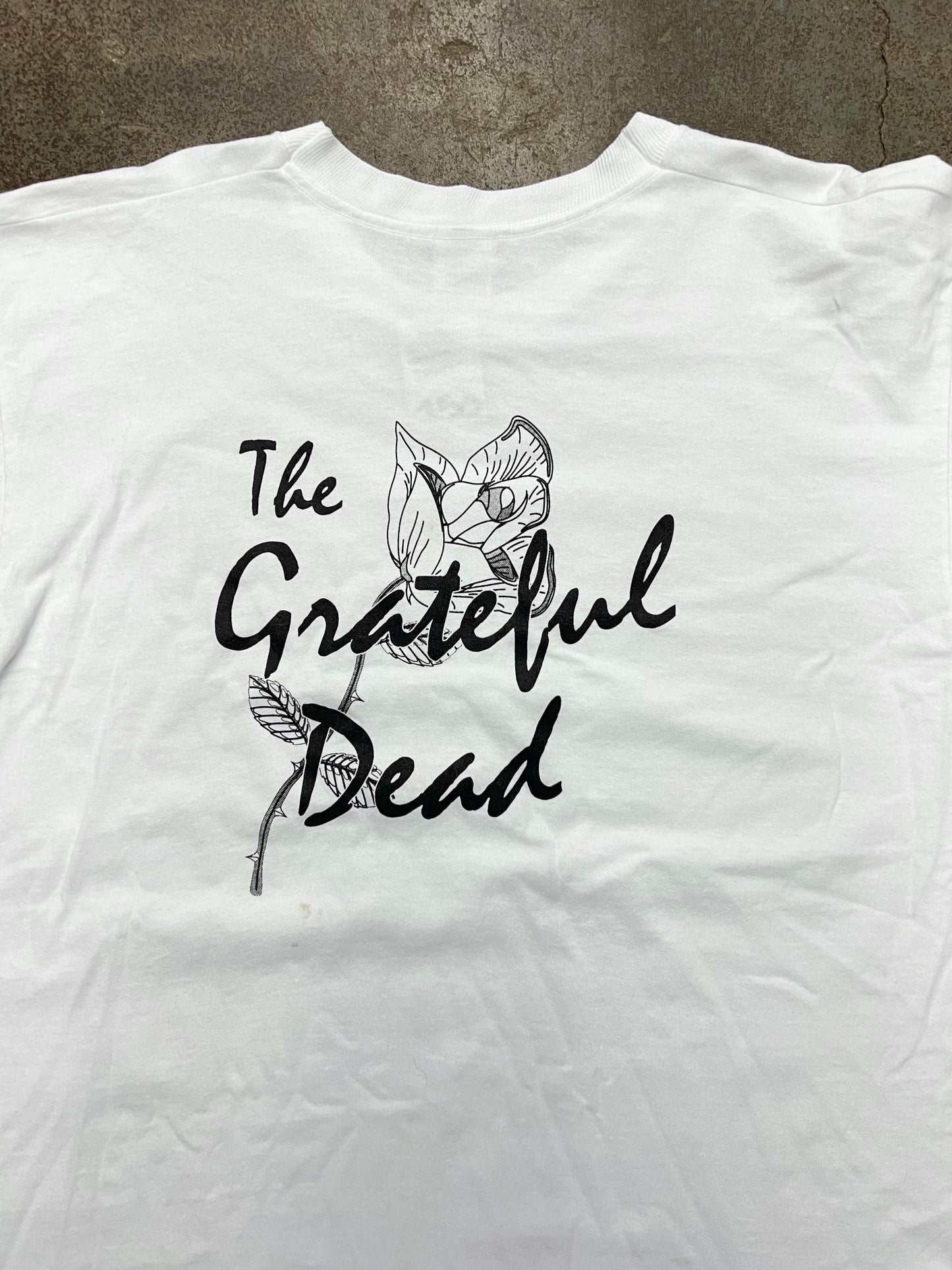 1995 The Grateful Dead Jerry Garcia Memorial Graphic T-Shirt - XL