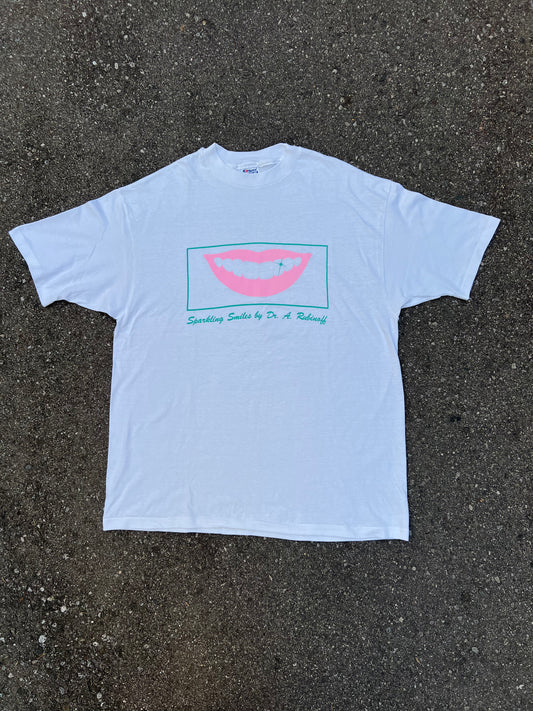 1980's Sparkling Smiles Graphic T-Shirt - XL