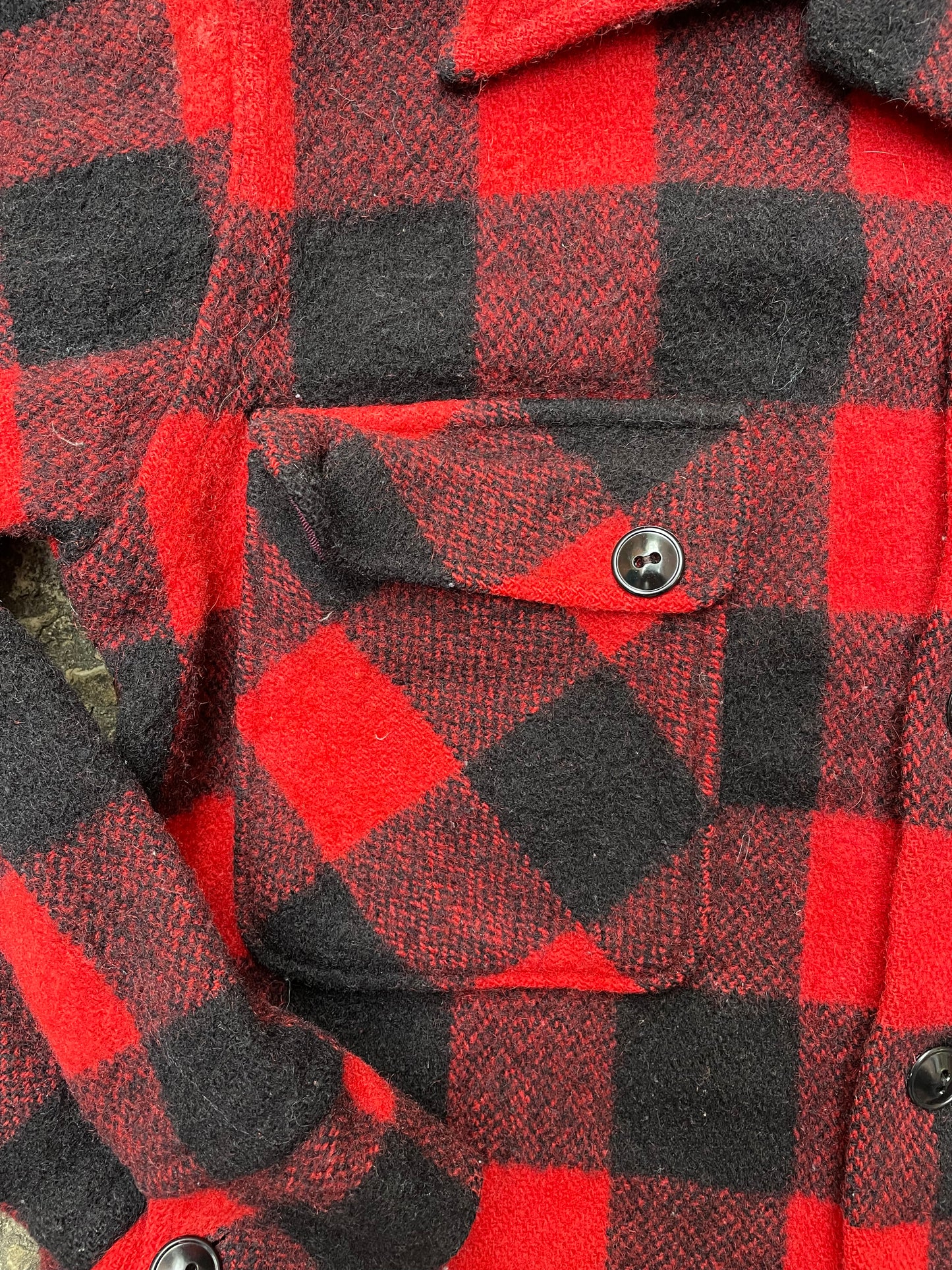 1950’s/1960’s Monterey Sportswear Buffalo Check Plaid Wool Jacket - S
