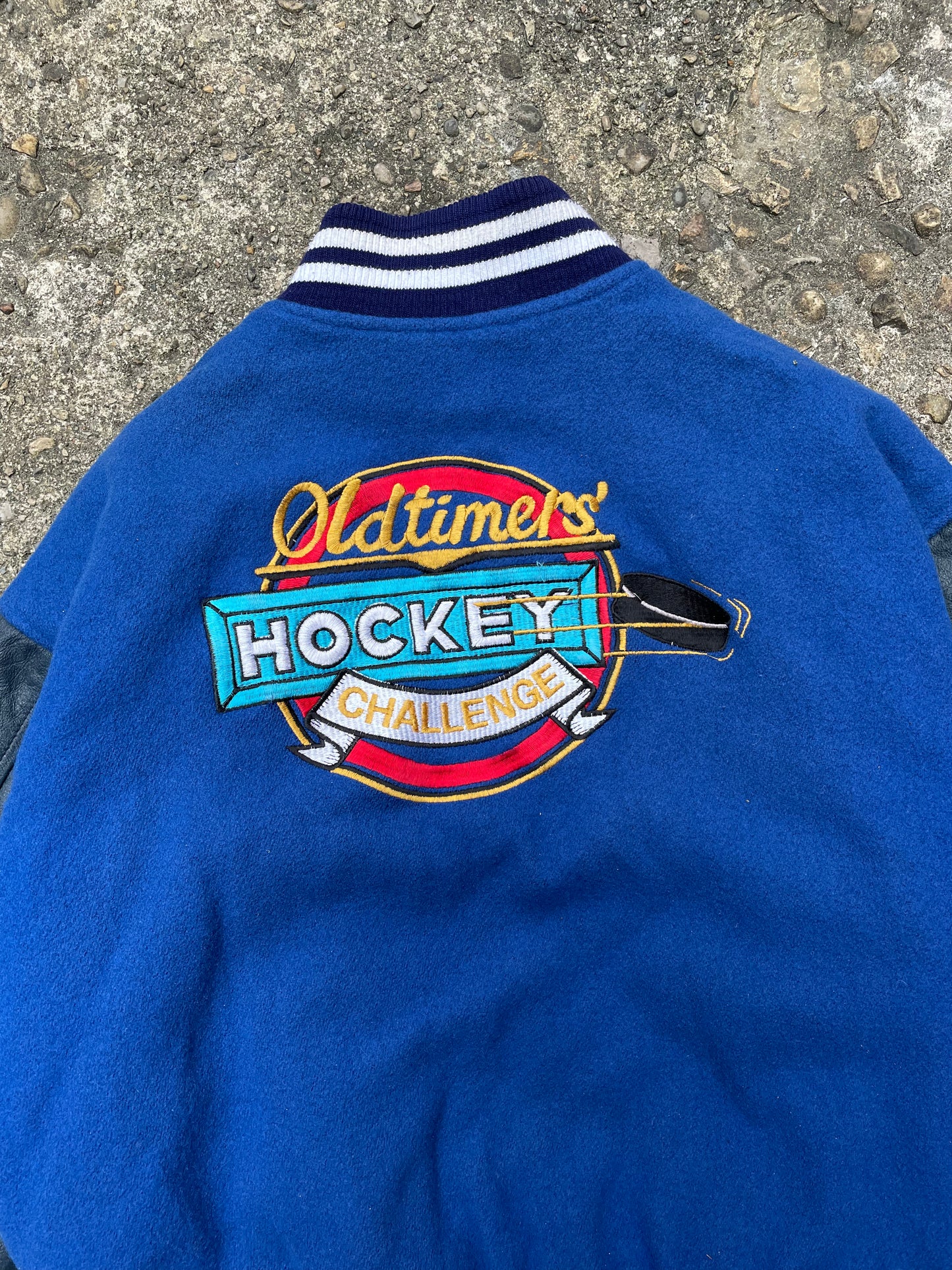 1980’s/1990’s Oldtimers Hockey Varsity Jacket - L