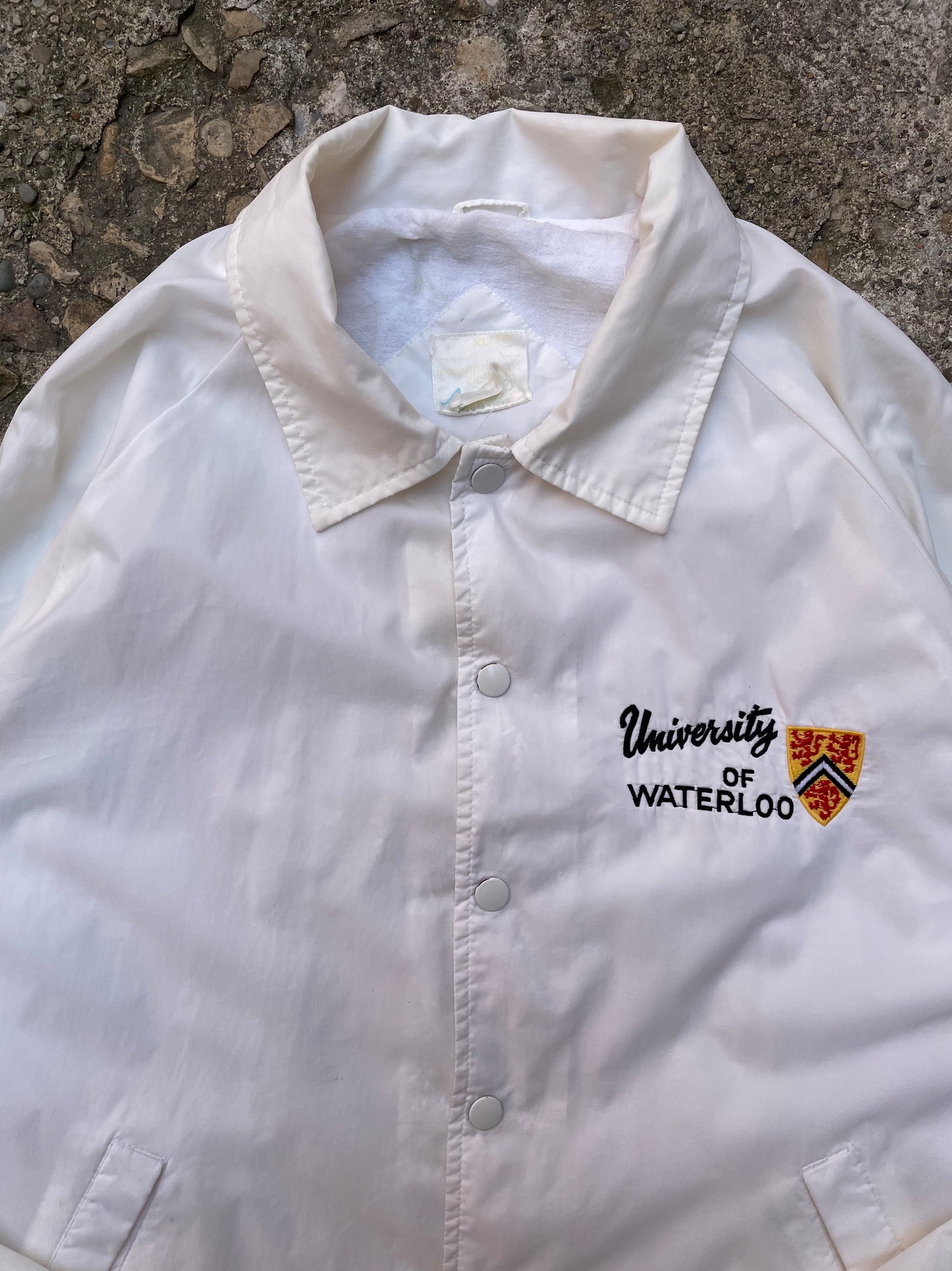 1970's/1980's University of Waterloo Windbreaker Jacket - XL