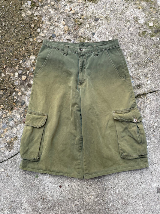 1990's Menace Skateboards Baggy Cargo Shorts - 34