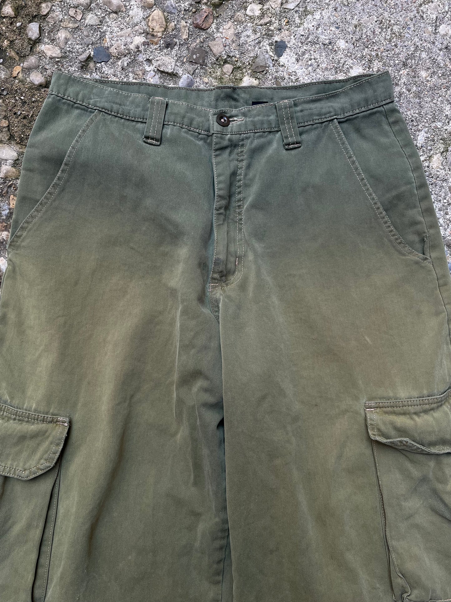 1990's Menace Skateboards Baggy Cargo Shorts - 34