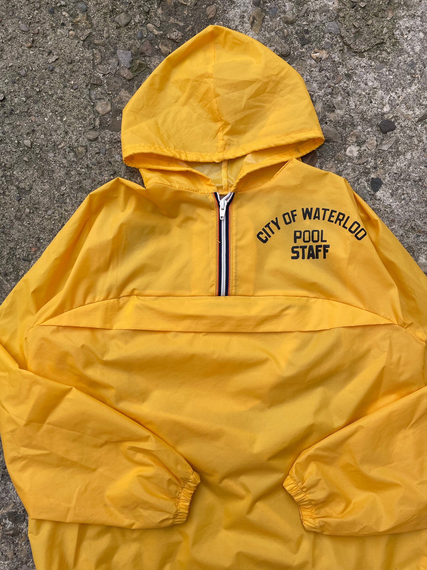 1980's City of Waterloo Lifeguard Anorak Windbreaker Jacket - M