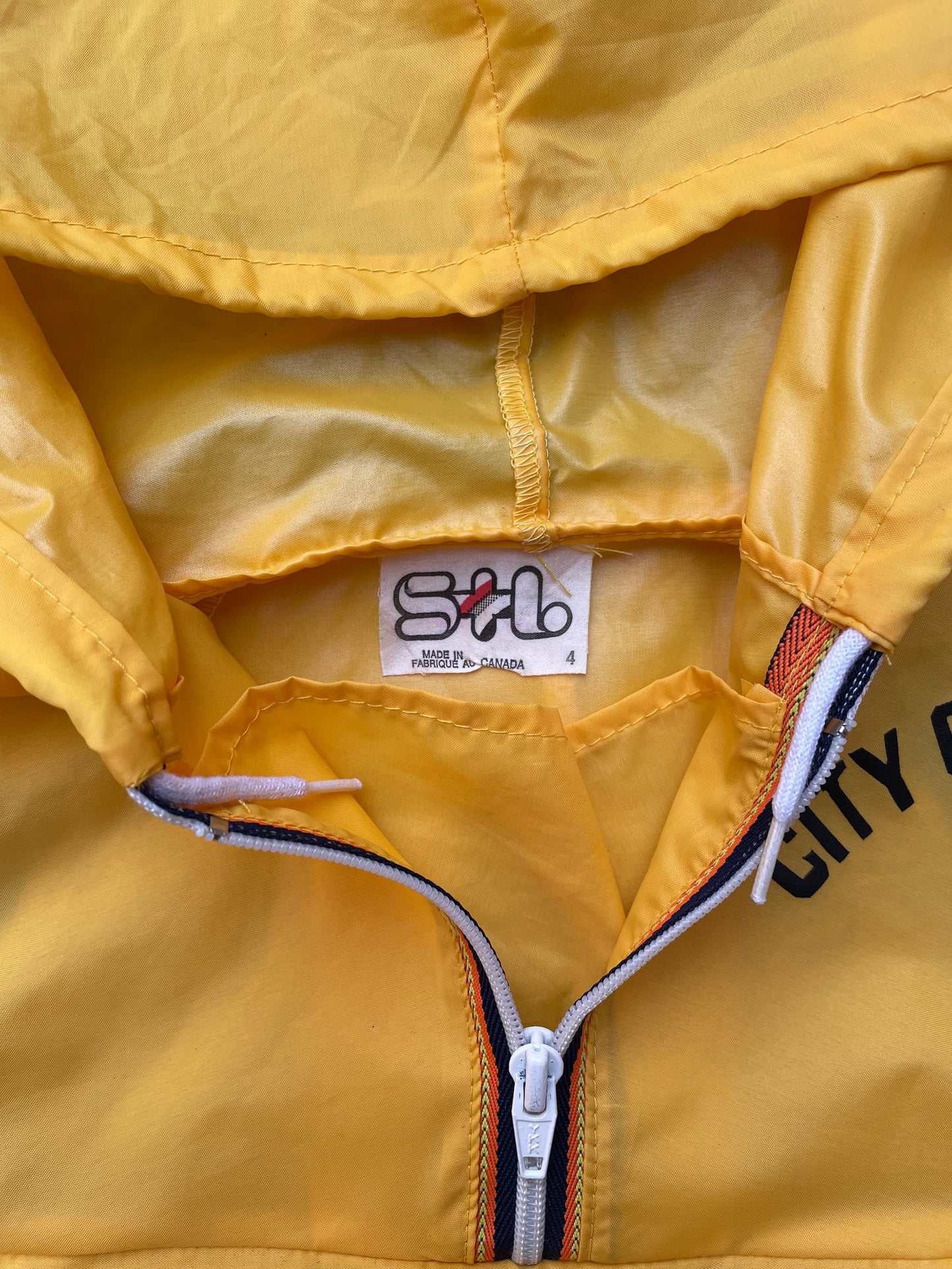 1980's City of Waterloo Lifeguard Anorak Windbreaker Jacket - M