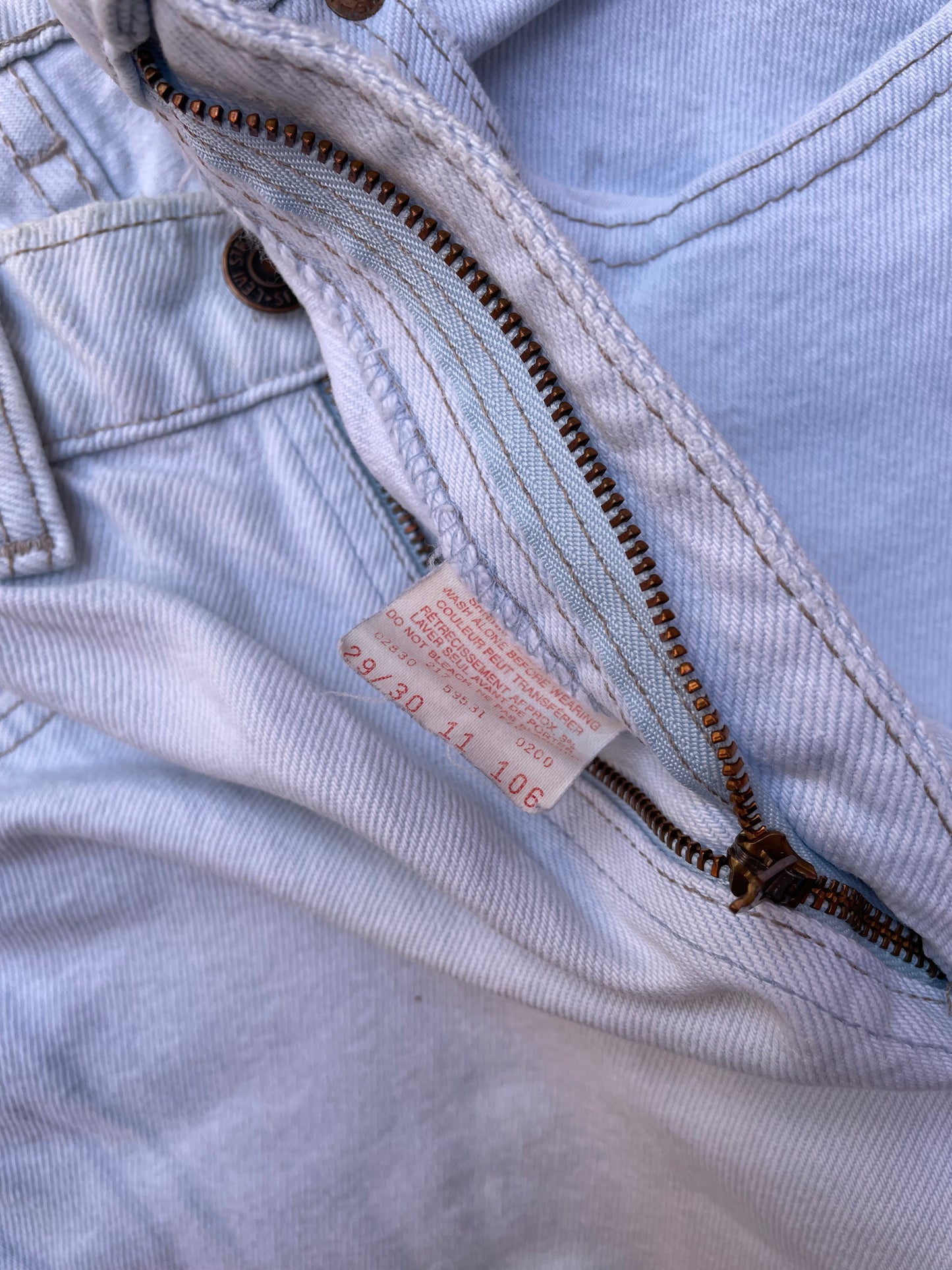 1990's Levi's 531 Light Wash Denim Jeans - 26