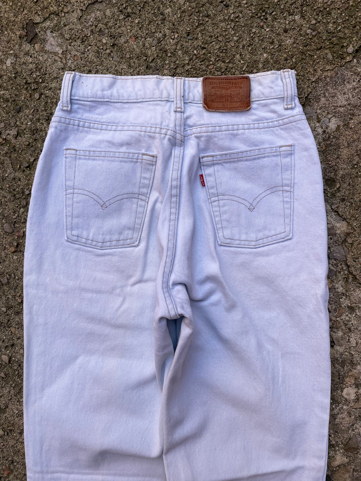 1990's Levi's 531 Light Wash Denim Jeans - 26