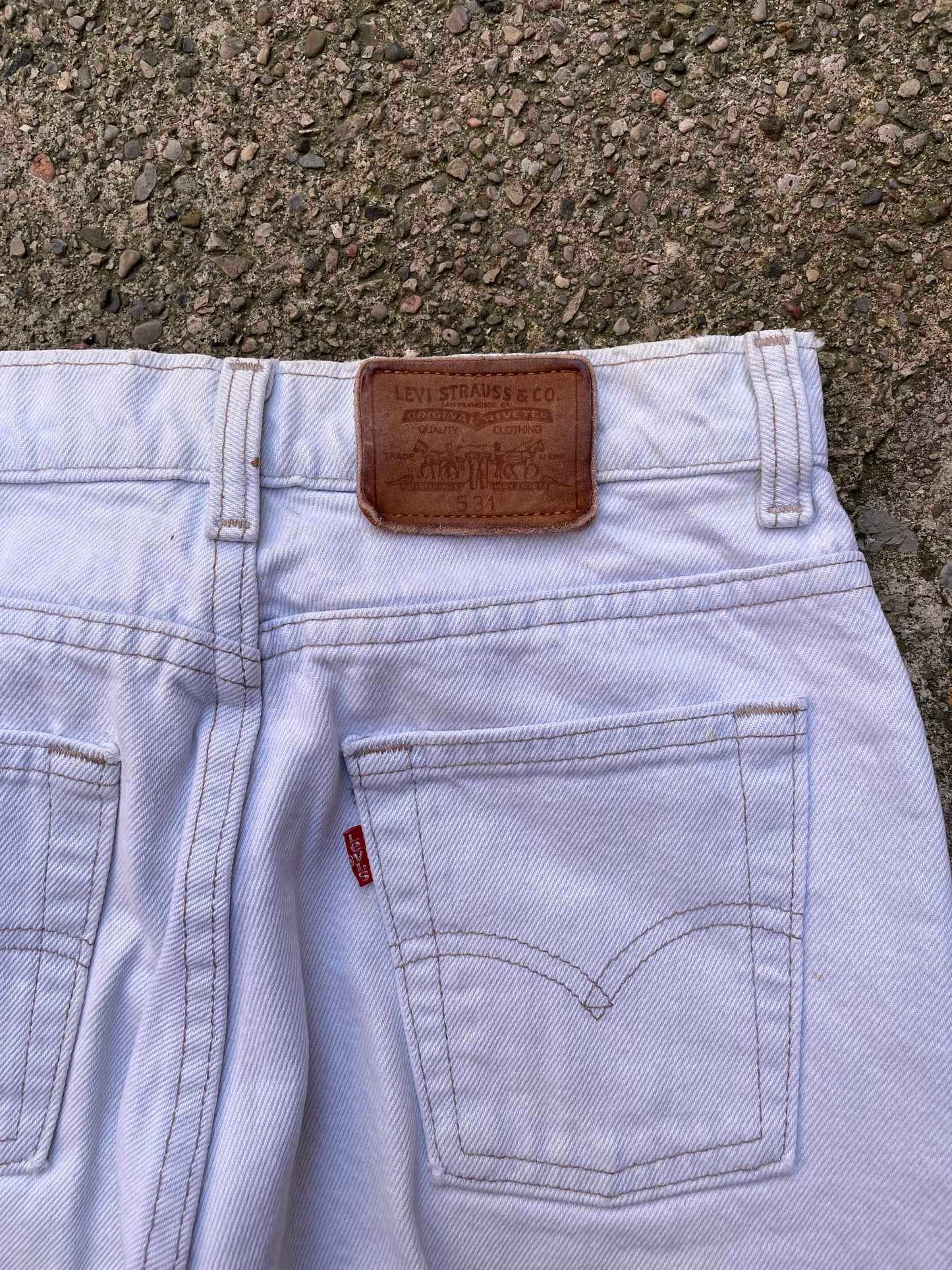 1990's Levi's 531 Light Wash Denim Jeans - 26