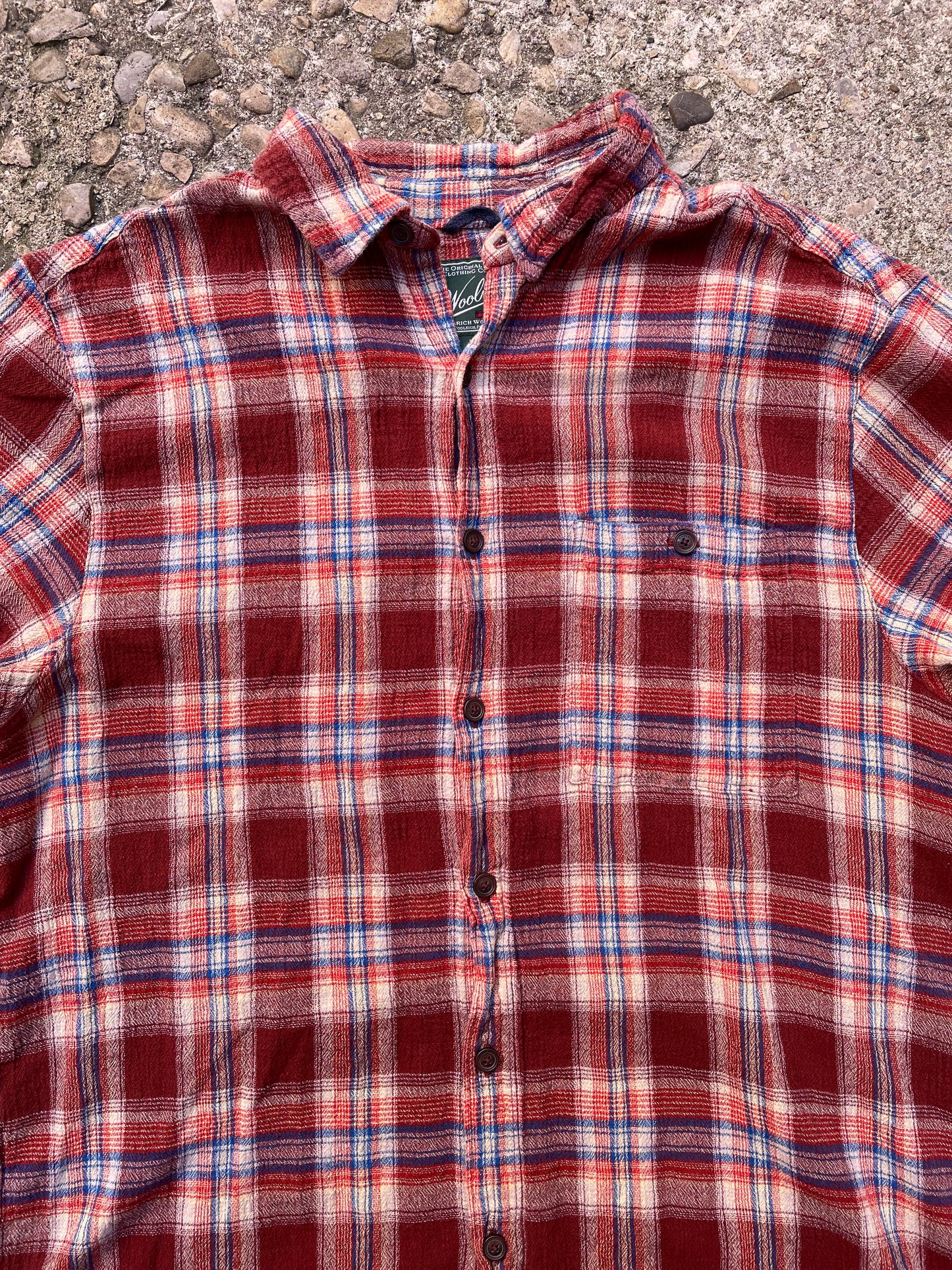 2000's Woolrich Plaid Short Sleeve Button Up Shirt - L