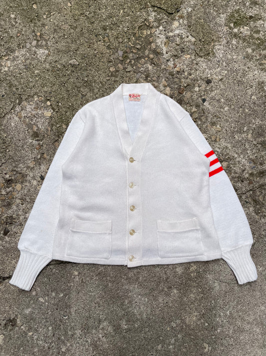 1950's/1960's Stadium Varsity Knit Cardigan Sweater - XL